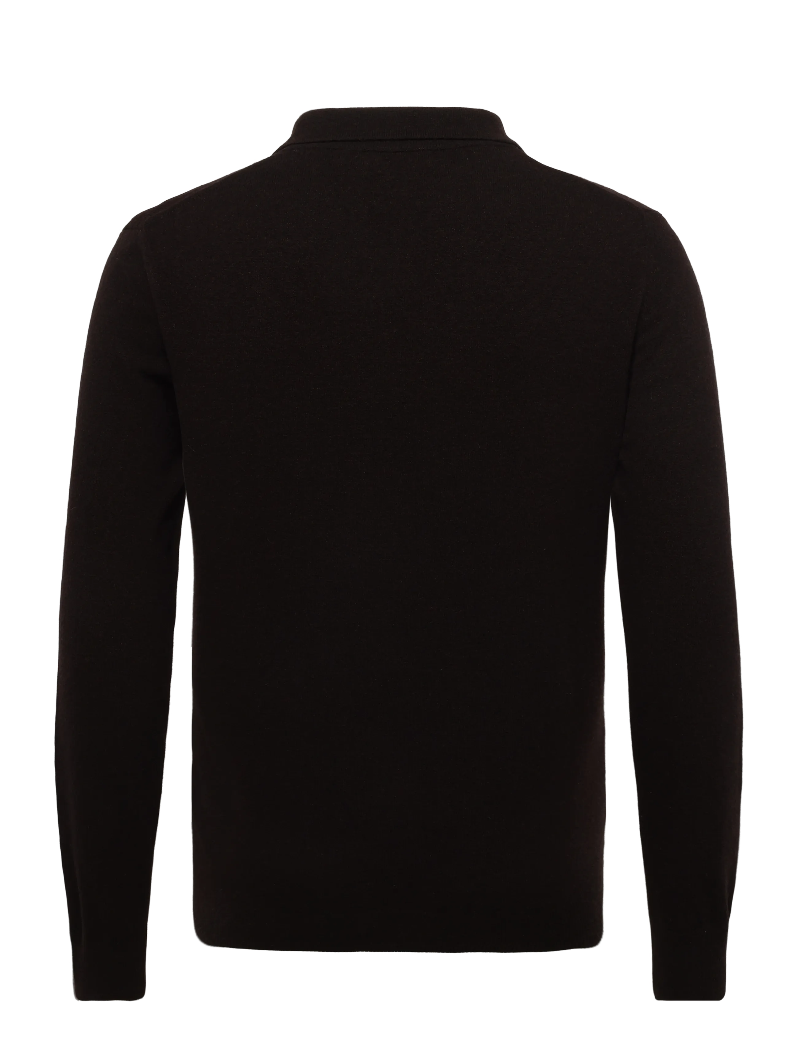 Oscar Jacobson - Pepe Poloshirt - långärmade stickade pikétröjor - brown flannel - 1