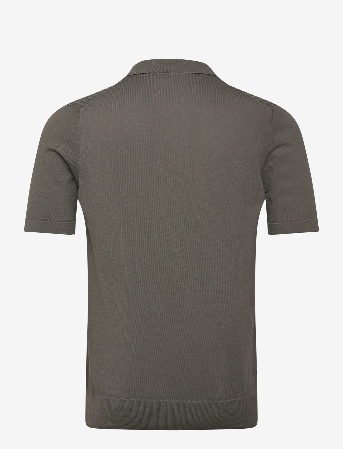 Oscar Jacobson - Alf Poloshirt S-S - knitted polos - nettle green - 1
