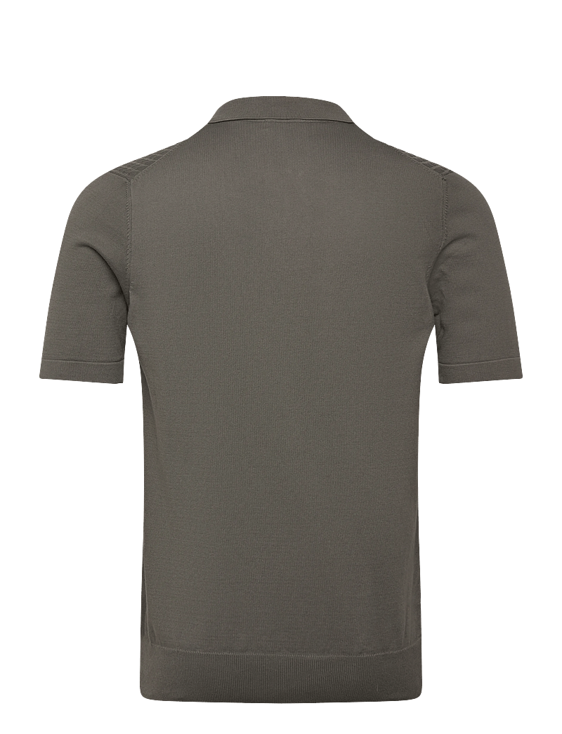 Oscar Jacobson - Alf Poloshirt S-S - knitted polos - nettle green - 1