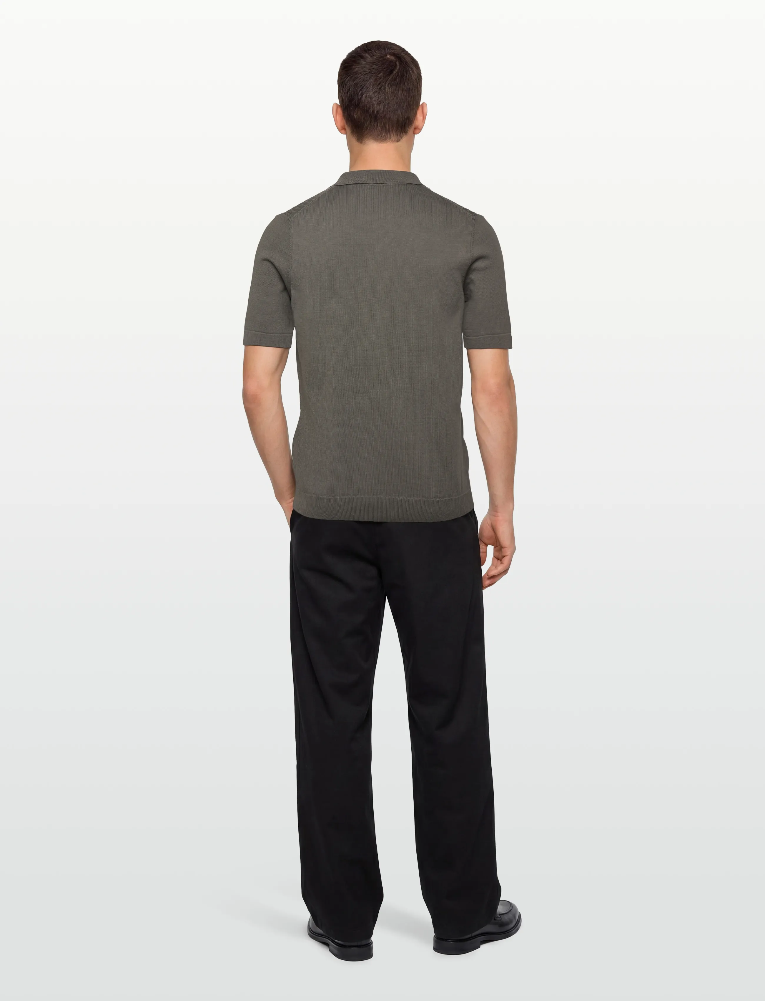 Oscar Jacobson - Alf Poloshirt S-S - stickade pikéer - nettle green - 4