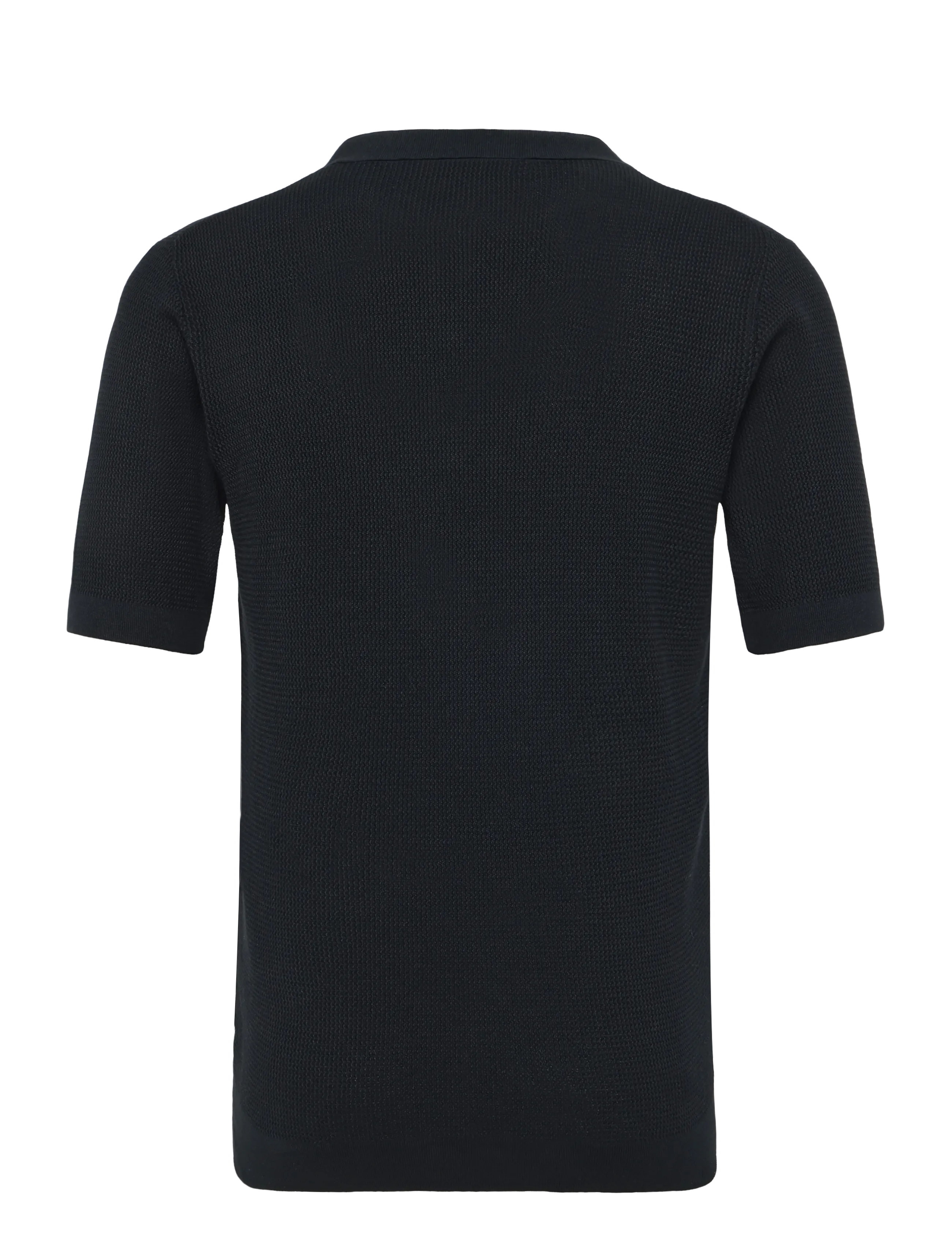 Oscar Jacobson - Patrick Poloshirt - stickade pikéer - black - 1