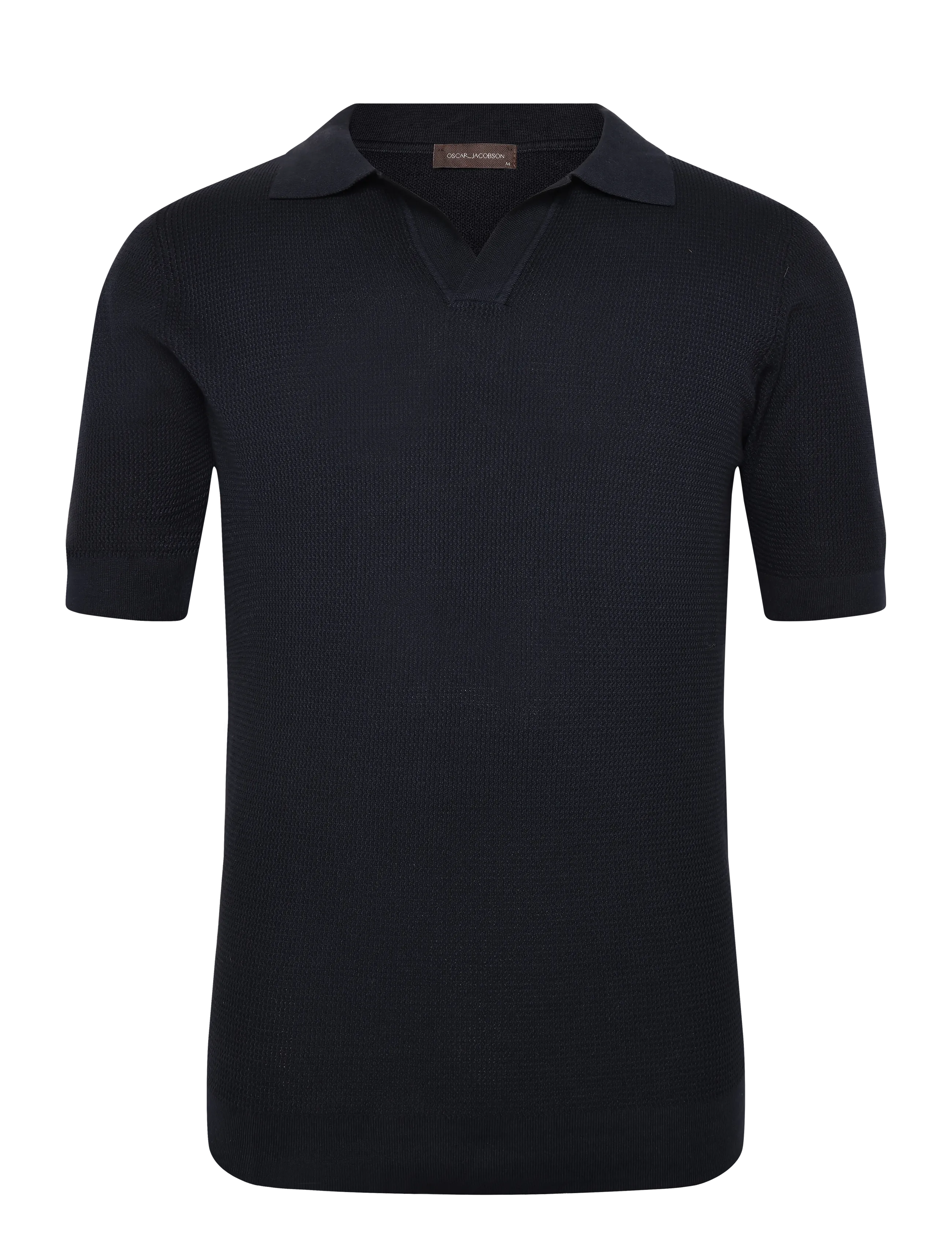 Oscar Jacobson - Patrick Poloshirt - knitted polos - night blue - 1