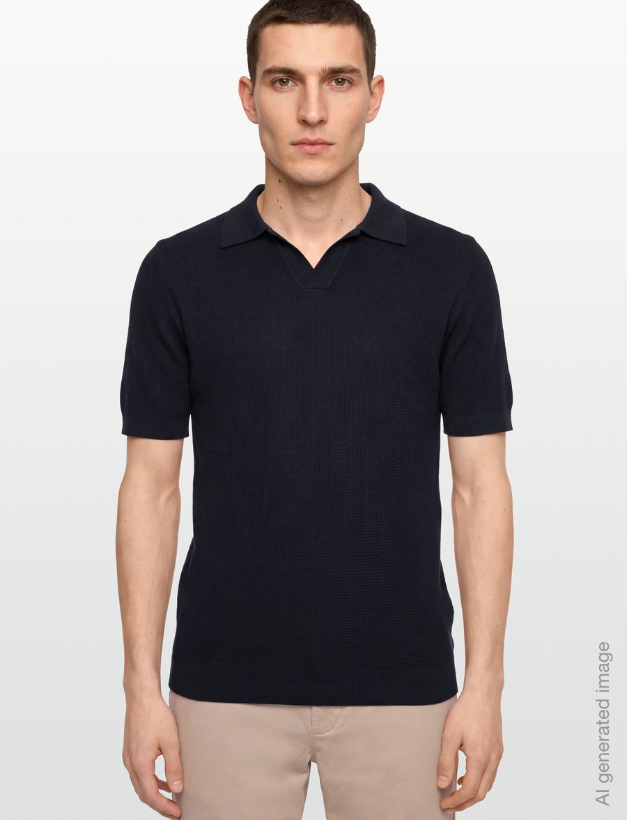 Oscar Jacobson - Patrick Poloshirt - polostrik - night blue - 3