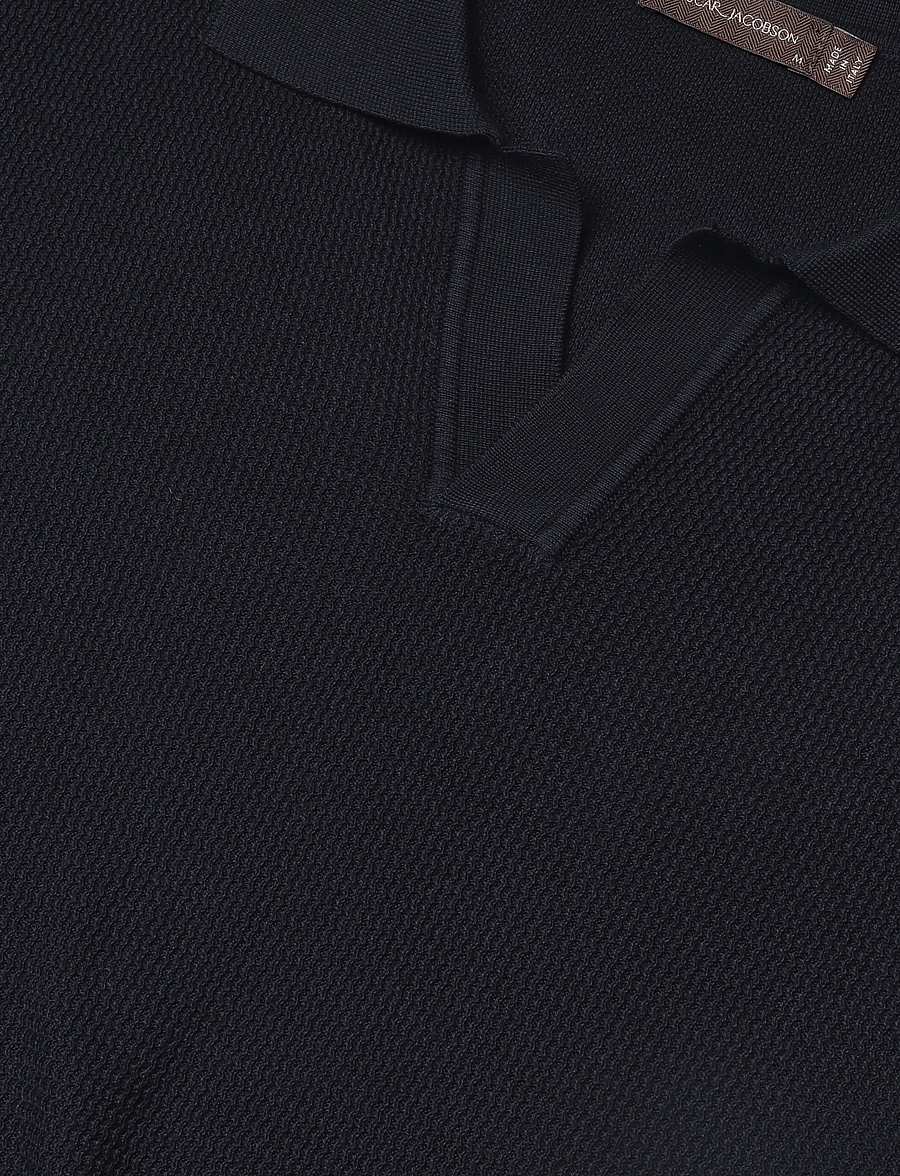 Oscar Jacobson - Patrick Poloshirt - polostrik - night blue - 5