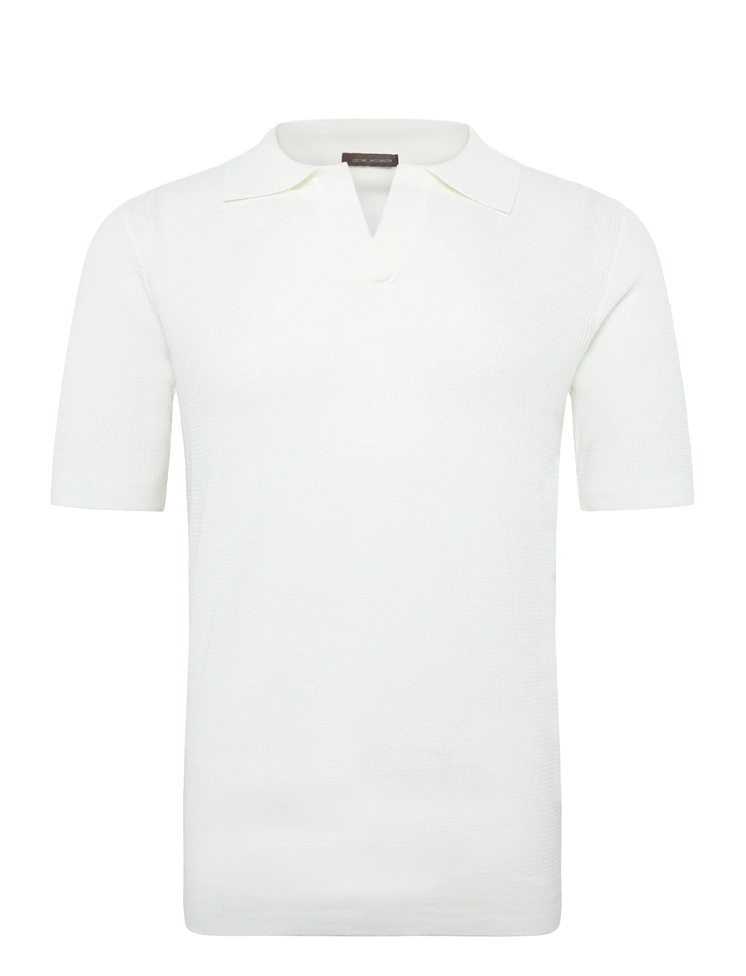 Oscar Jacobson Patrick Poloshirt - Kleidung - SNOW WHITE / white