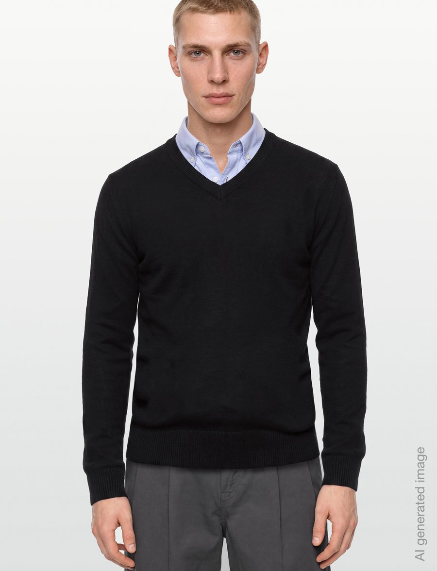 Oscar Jacobson - Gregor V-neck - v-hals - black - 3