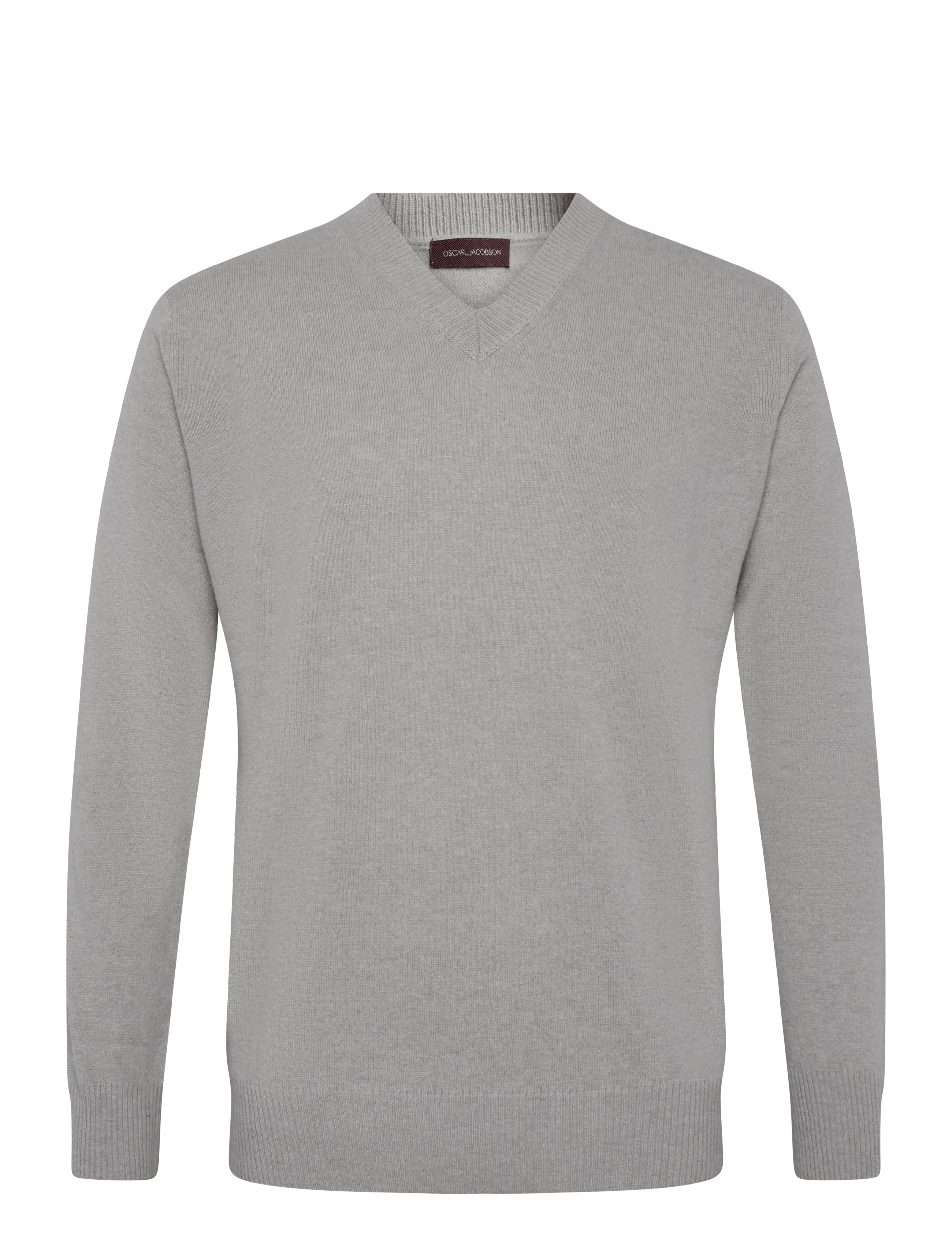 Oscar Jacobson Gregor V-neck - Osta olukorra järgi - BRICK BEIGE / beige