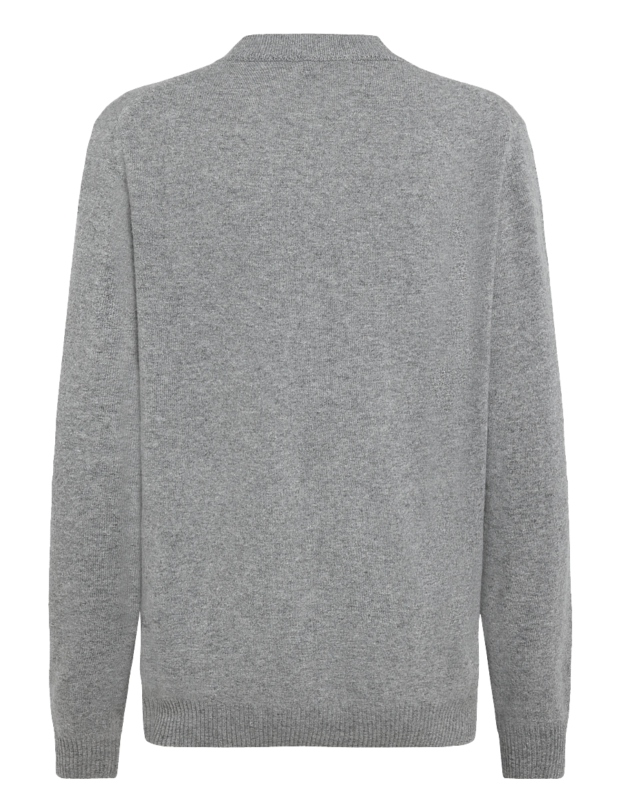 Oscar Jacobson - Gregor V-neck - v-ausschnitt - grey melange - 1