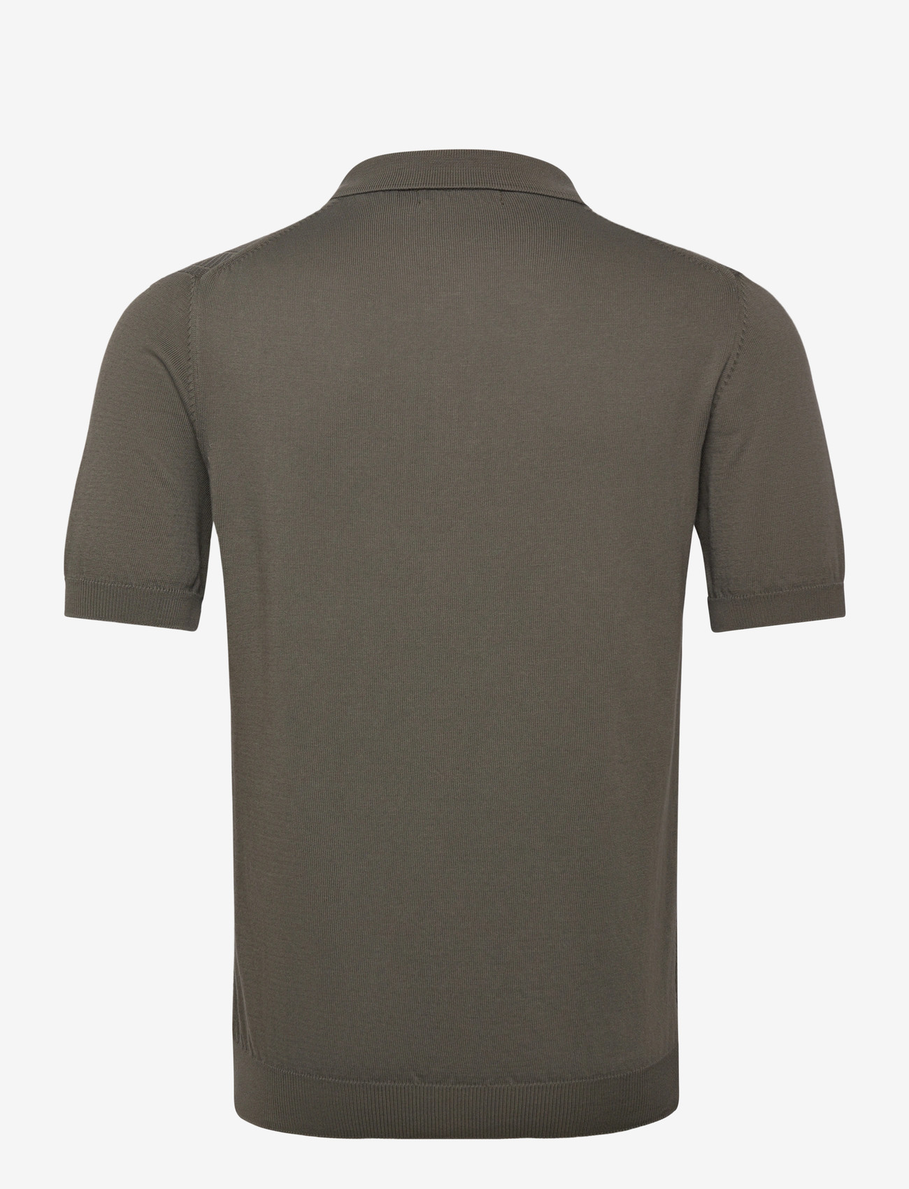 Oscar Jacobson - Barto Stripe Poloshirt - stickade pikéer - nettle green - 1