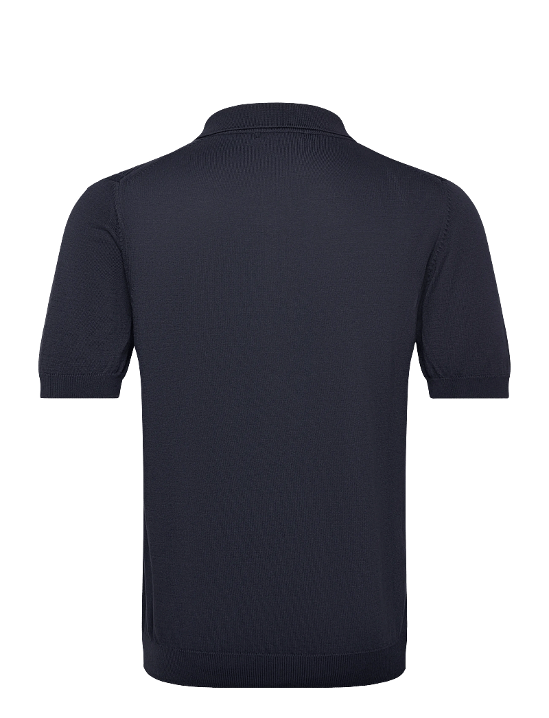 Oscar Jacobson - Barto Stripe Poloshirt - kootud polosärgid - night blue - 1