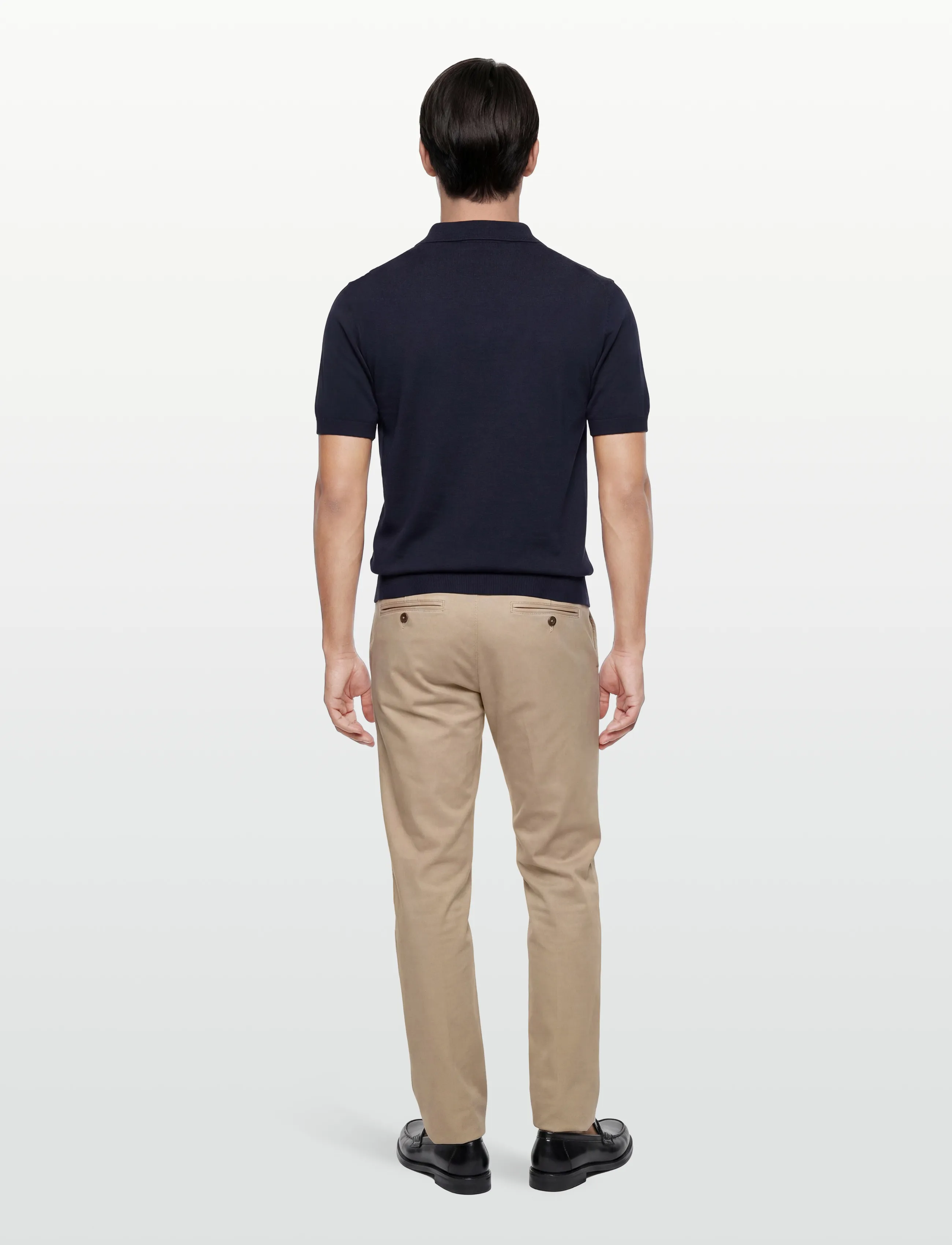 Oscar Jacobson - Barto Stripe Poloshirt - stickade pikéer - night blue - 4