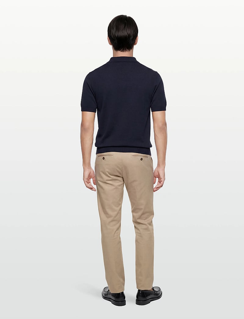 Oscar Jacobson - Barto Stripe Poloshirt - polostrik - night blue - 4