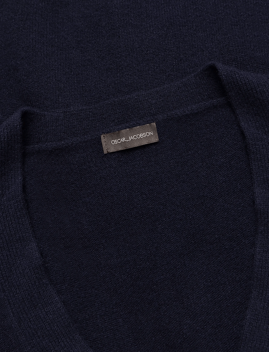 Oscar Jacobson - Eduardo Cardigan - koftor - navy - 2