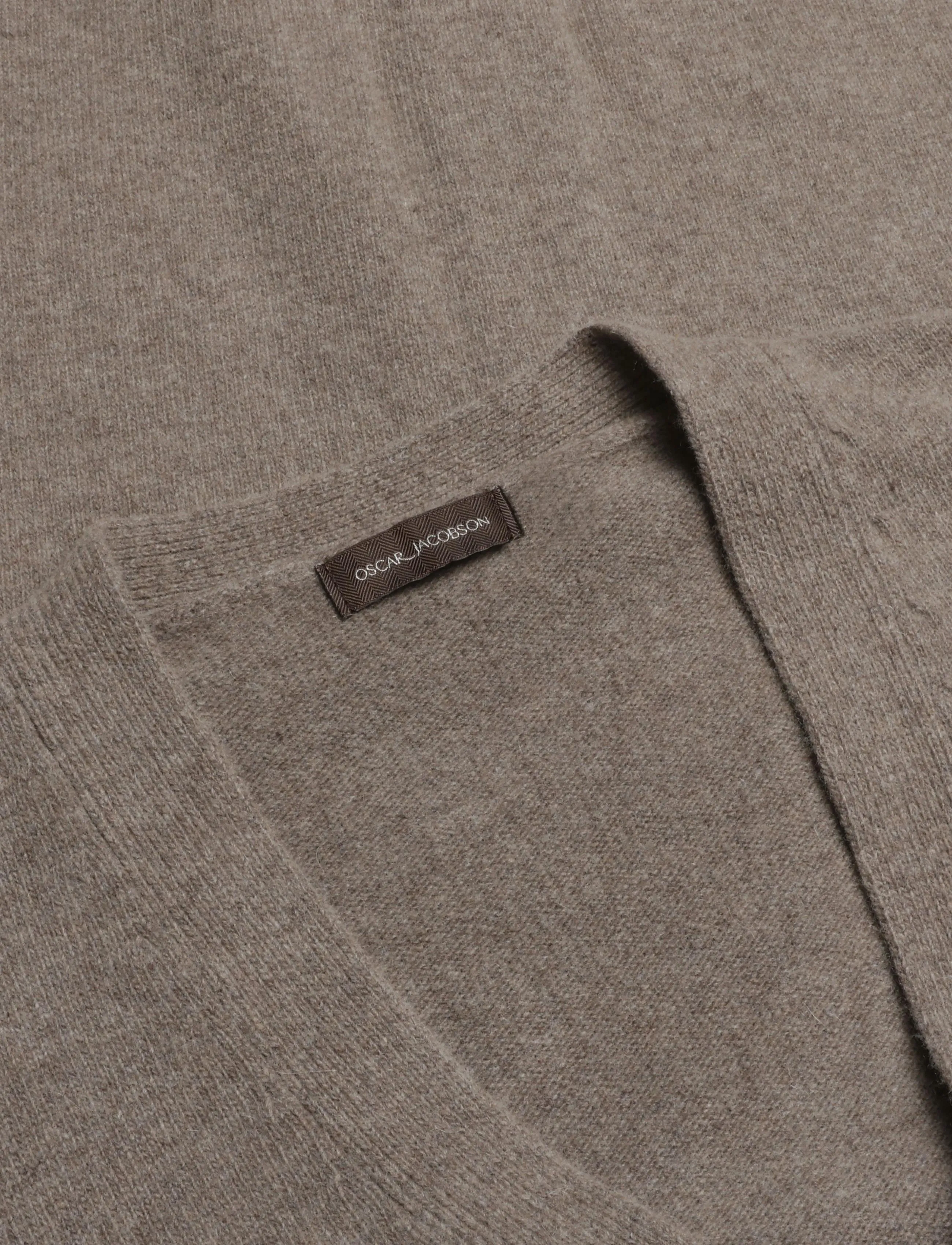 Oscar Jacobson - Eduardo Cardigan - walnut beige - 2