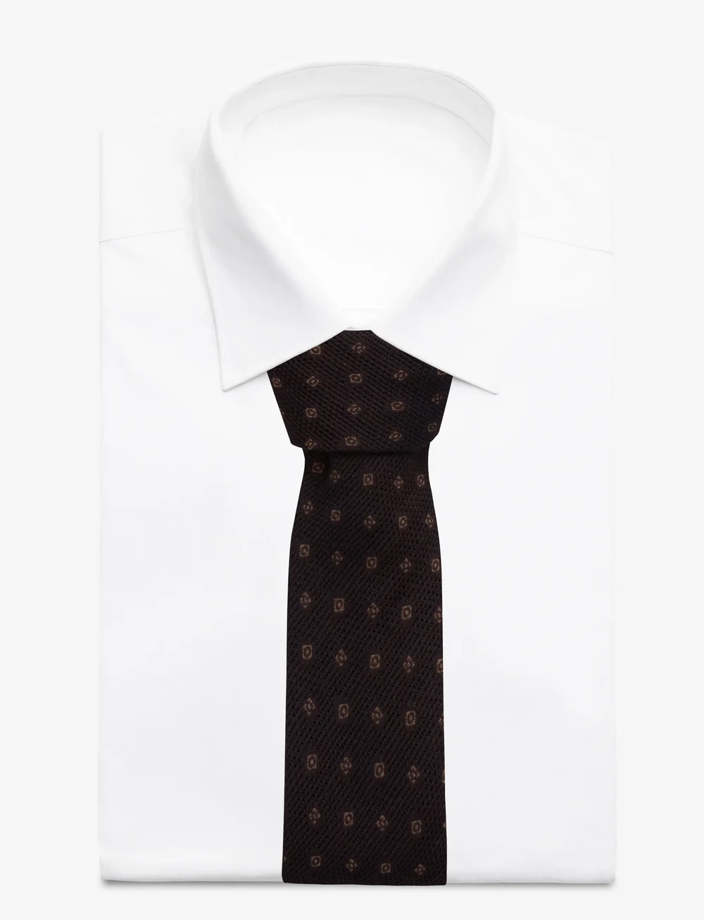 Oscar Jacobson - Tie - lipsud - black brown - 1