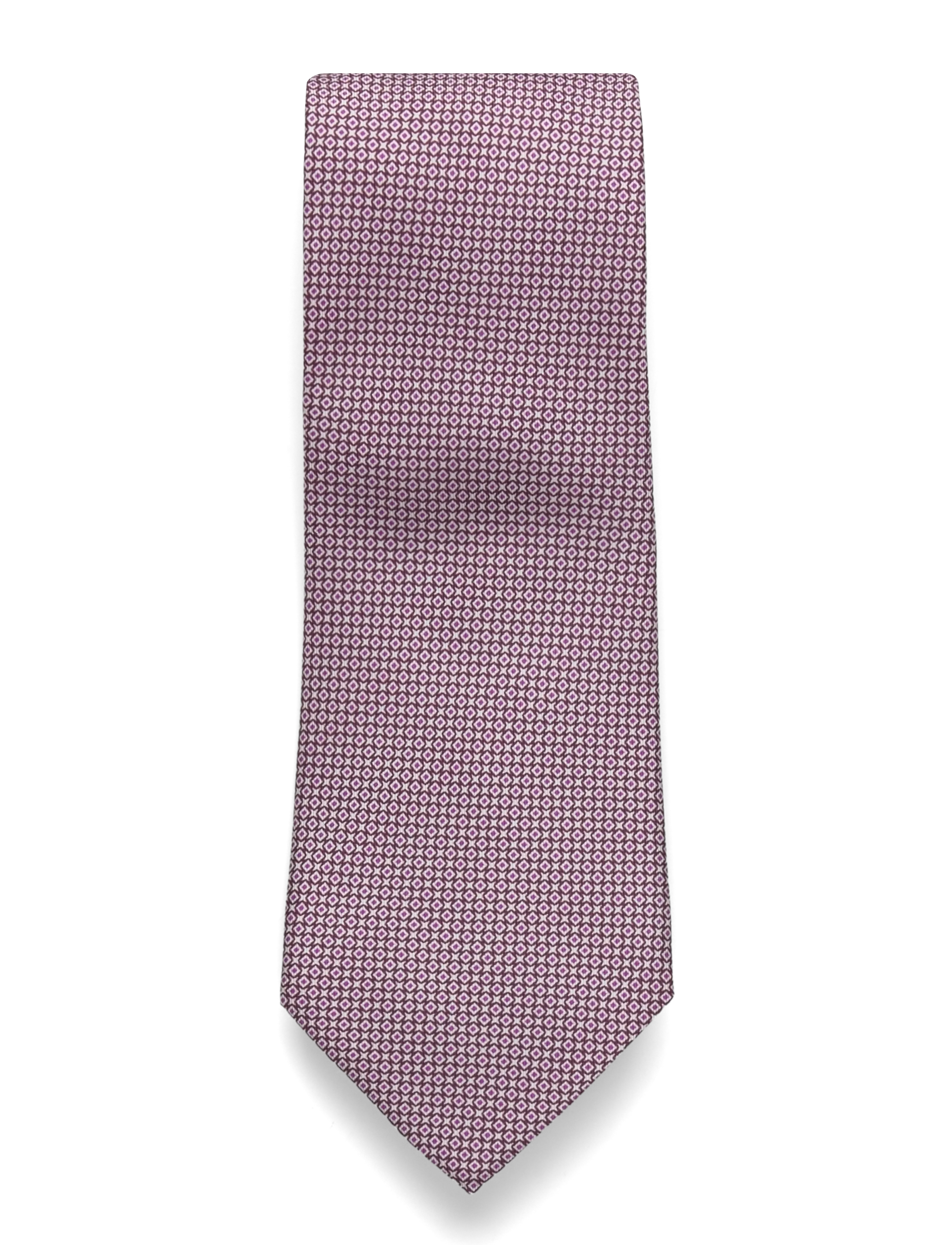 Oscar Jacobson Tie - Oscar Jacobson - APRICOT PINK / burgundy