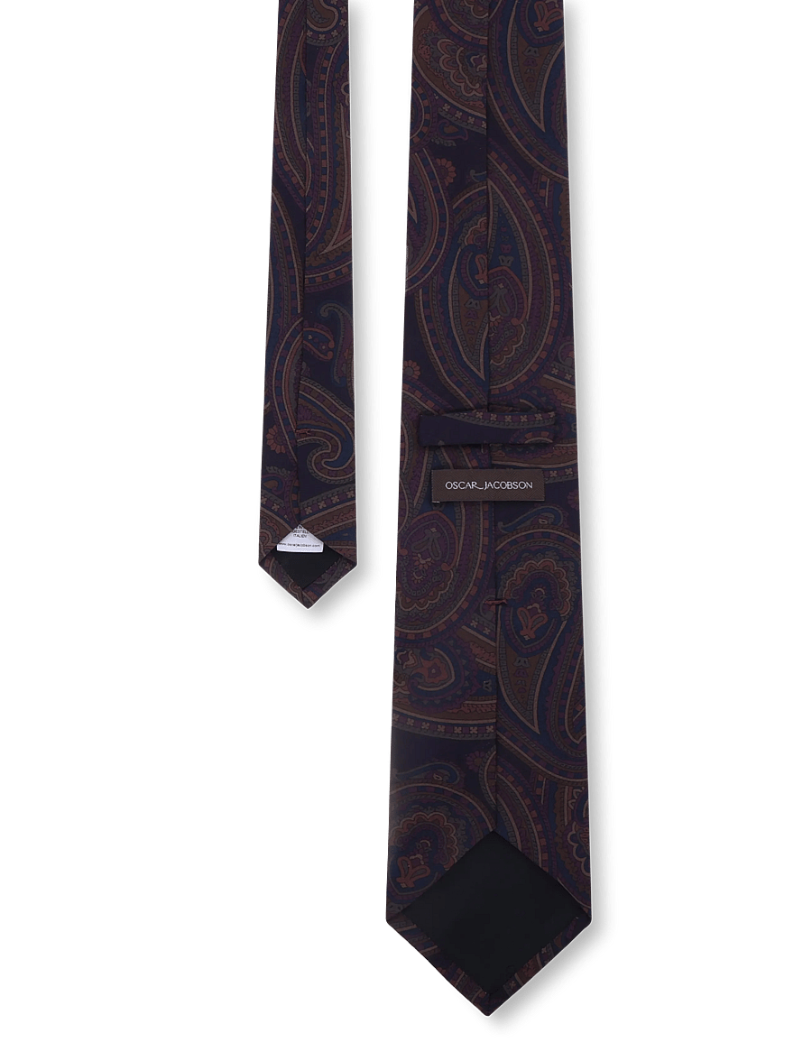 Oscar Jacobson - Tie - krawatten - purple - 1