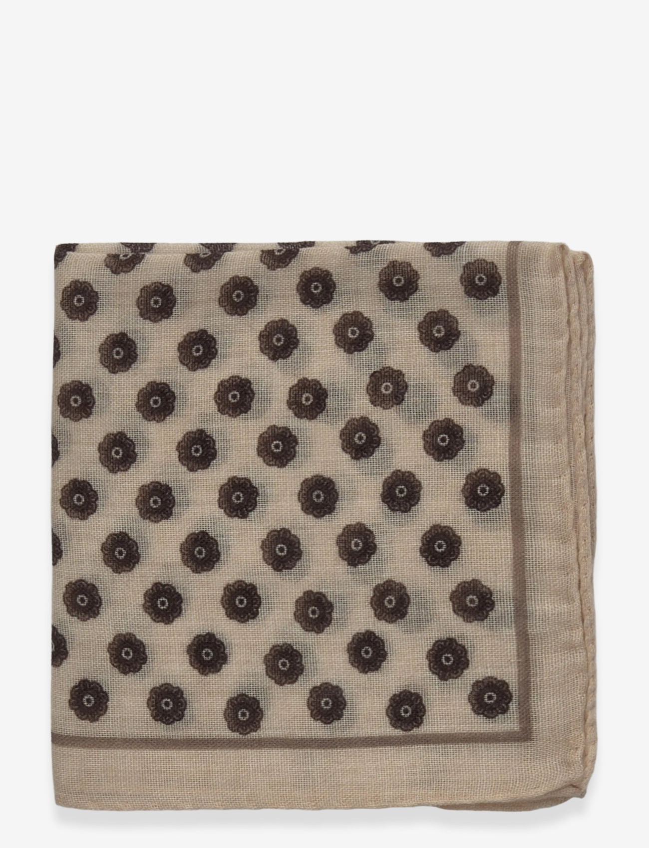Oscar Jacobson - Handkerchief - näsdukar - brindle beige - 0