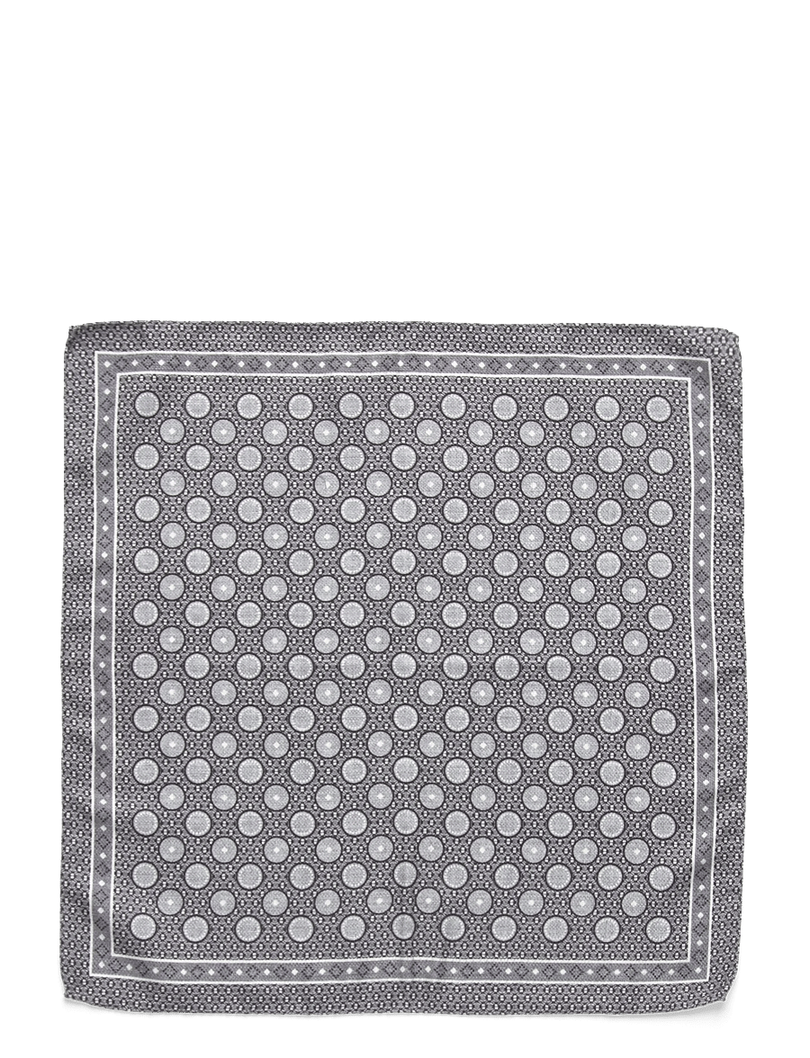 Oscar Jacobson - Handkerchief - einstecktücher - grey - 0