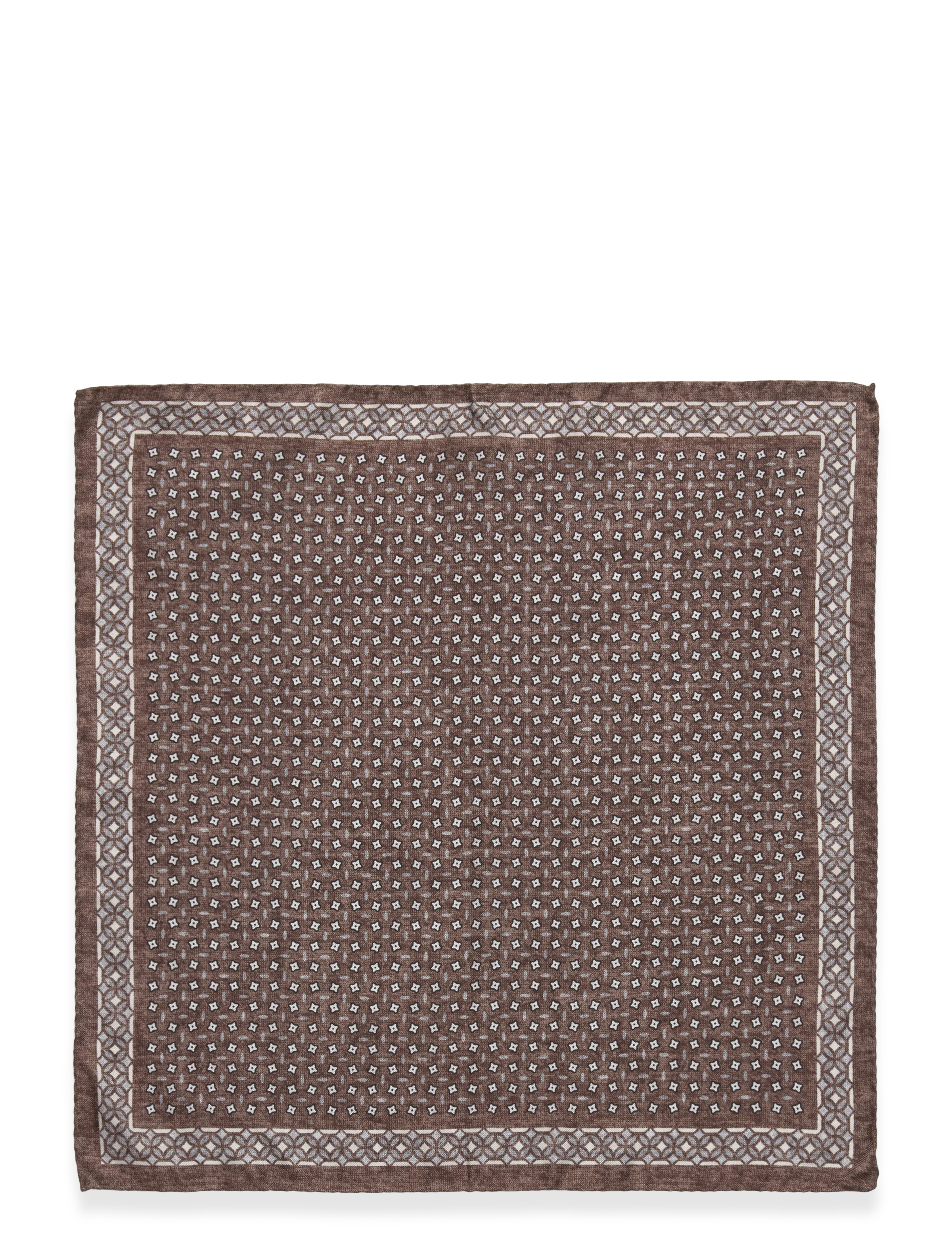 Oscar Jacobson Handkerchief - Oscar Jacobson - BROWN CORK / brown