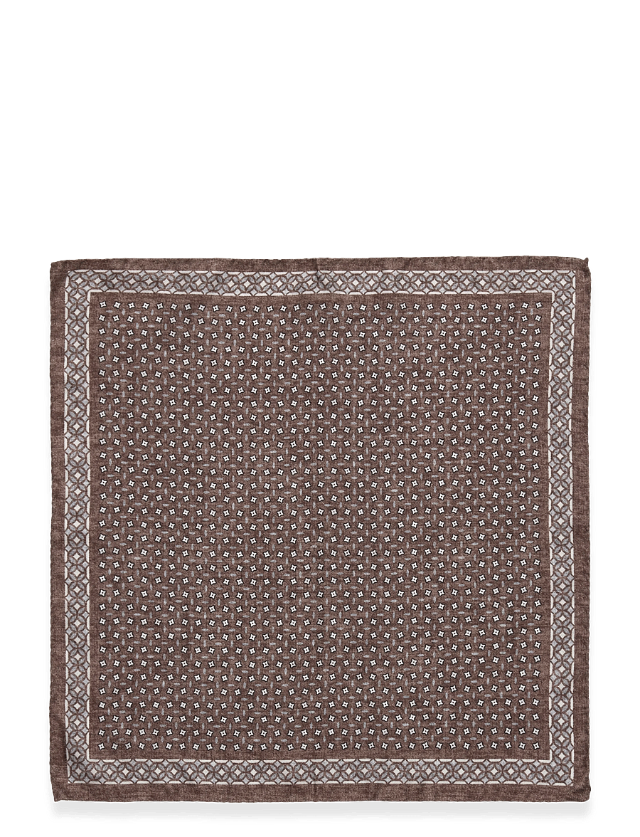 Oscar Jacobson - Handkerchief - einstecktücher - brown cork - 0