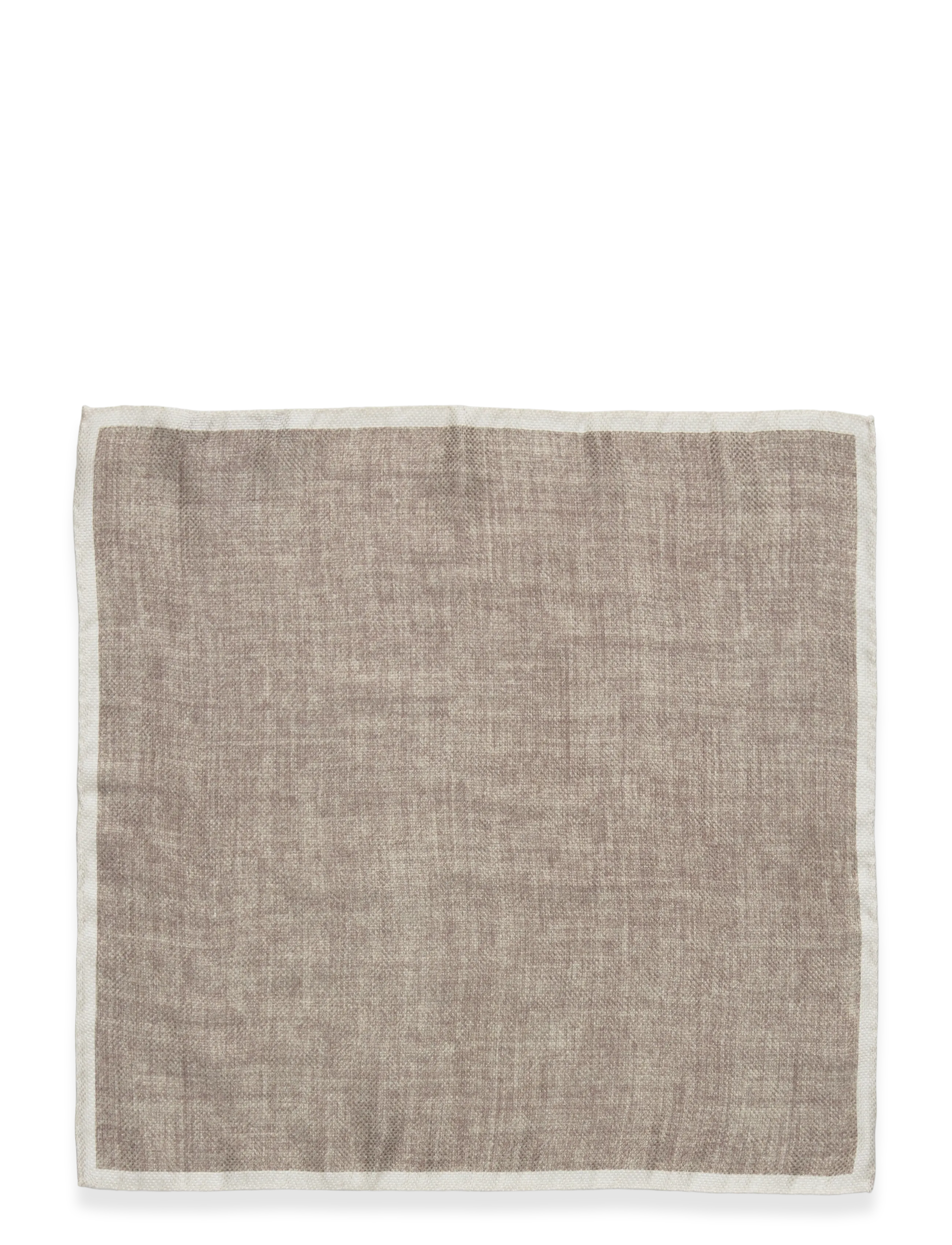 Oscar Jacobson Handkerchief - Ties & Accessories - NUBUCK BEIGE / beige