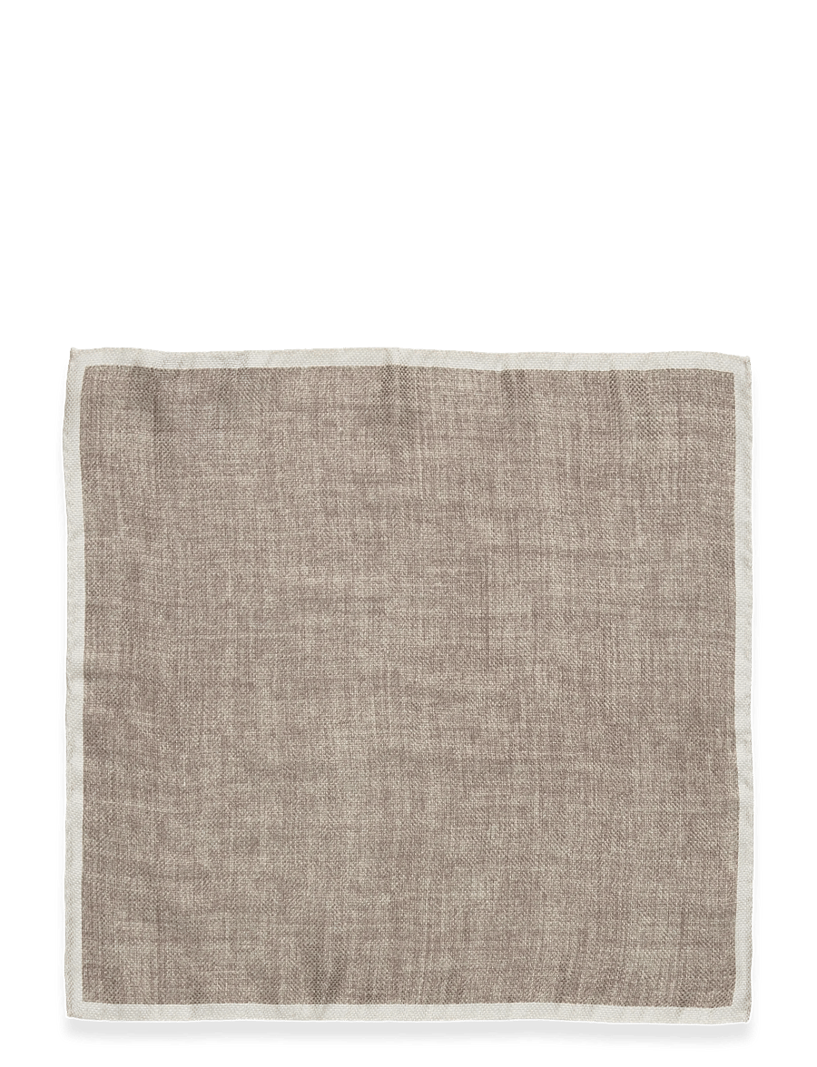 Oscar Jacobson - Handkerchief - einstecktücher - nubuck beige - 0