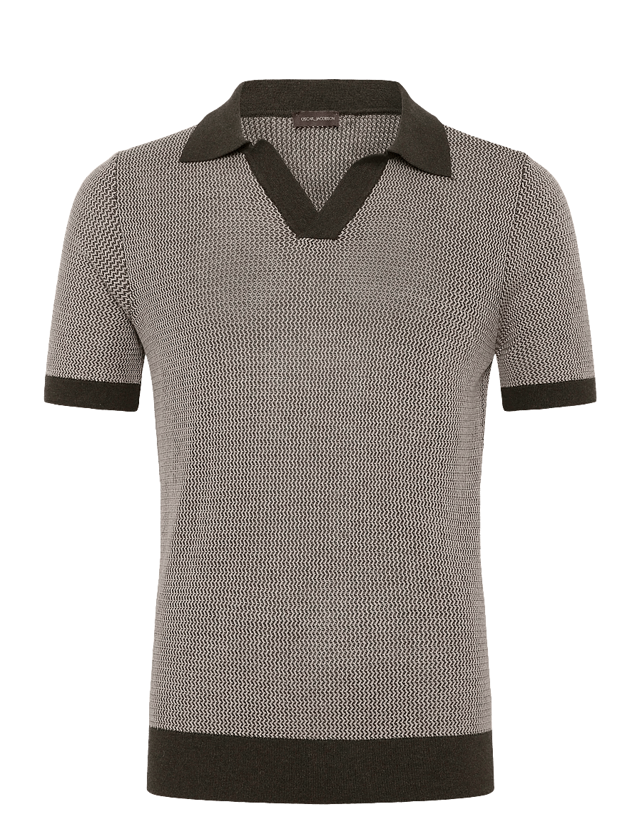 Oscar Jacobson - Viggo Poloshirt - polostrik - nettle green - 0