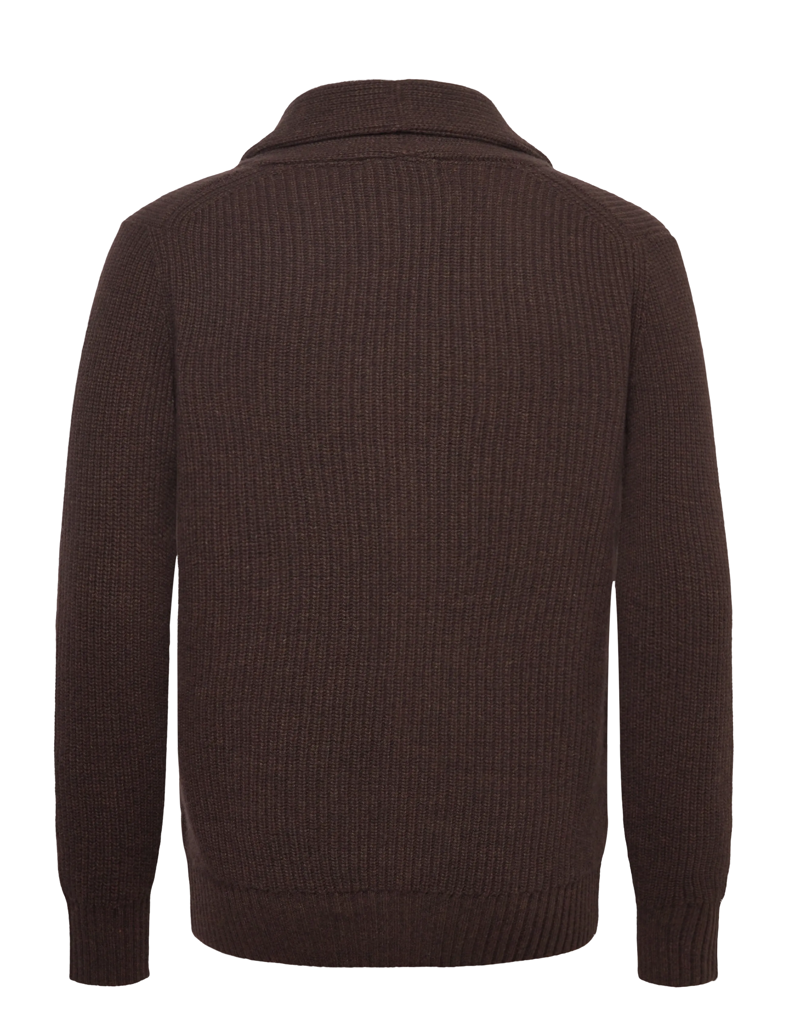 Oscar Jacobson - Roland Cardigan - dusk brown - 1