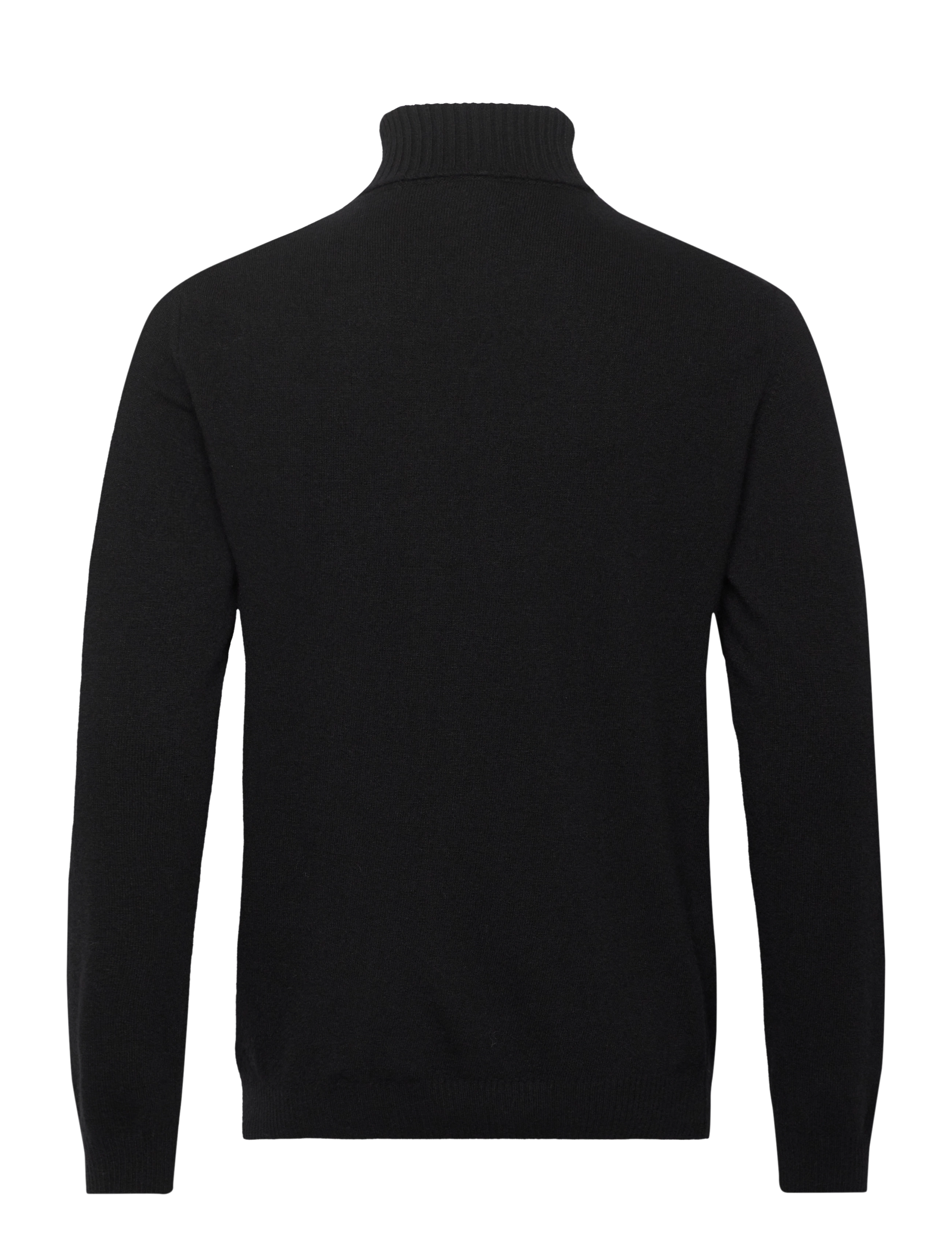 Oscar Jacobson - Salim Rollneck - turtlenecks - black - 1