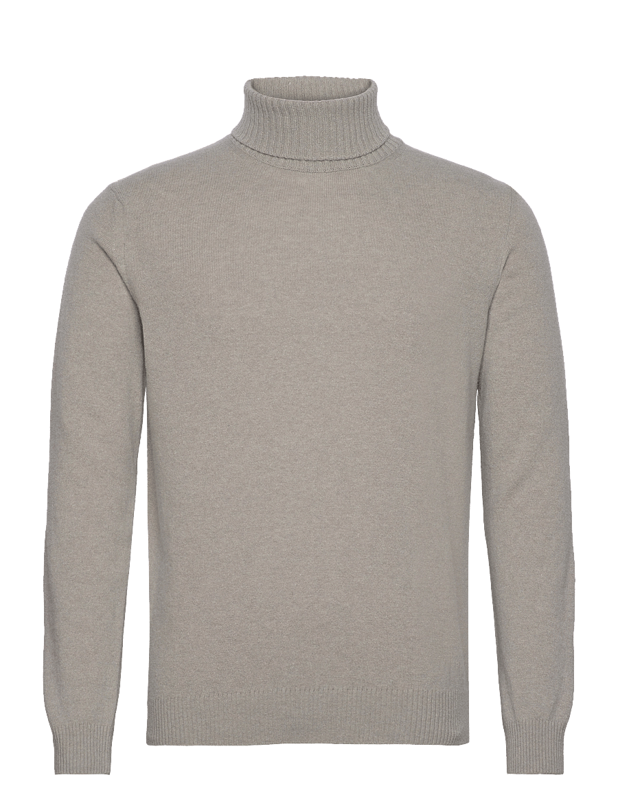 Oscar Jacobson - Salim Rollneck - turtlenecks - brick beige - 0