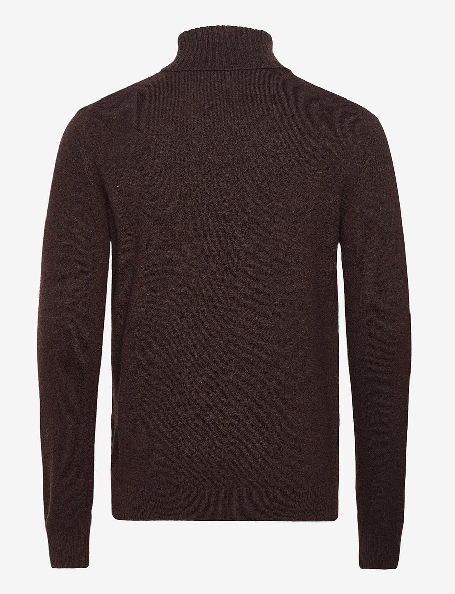 Oscar Jacobson - Salim Rollneck - rullekraver - brown flannel - 1
