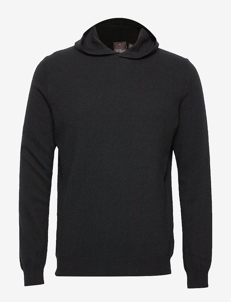 Oscar Jacobson - Pascal Hoodie - kapuutsiga dressipluusid - 310 - black - 0