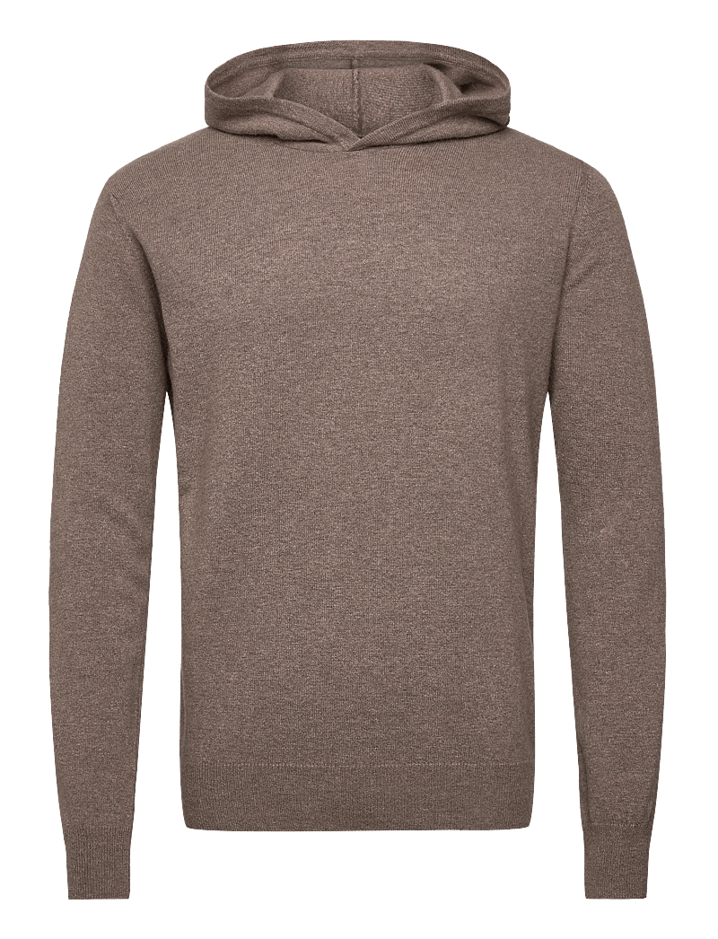 Oscar Jacobson - Pascal Hoodie - kapuzenpullover - walnut beige - 0