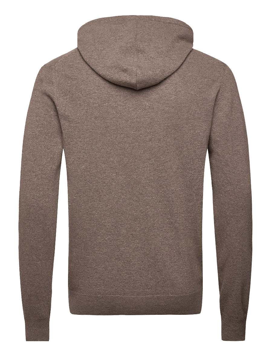 Oscar Jacobson - Pascal Hoodie - hoodies - walnut beige - 1