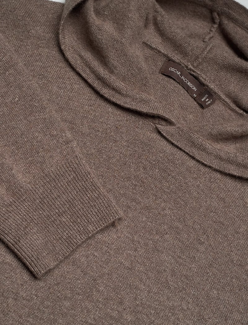 Oscar Jacobson - Pascal Hoodie - kapuzenpullover - walnut beige - 2