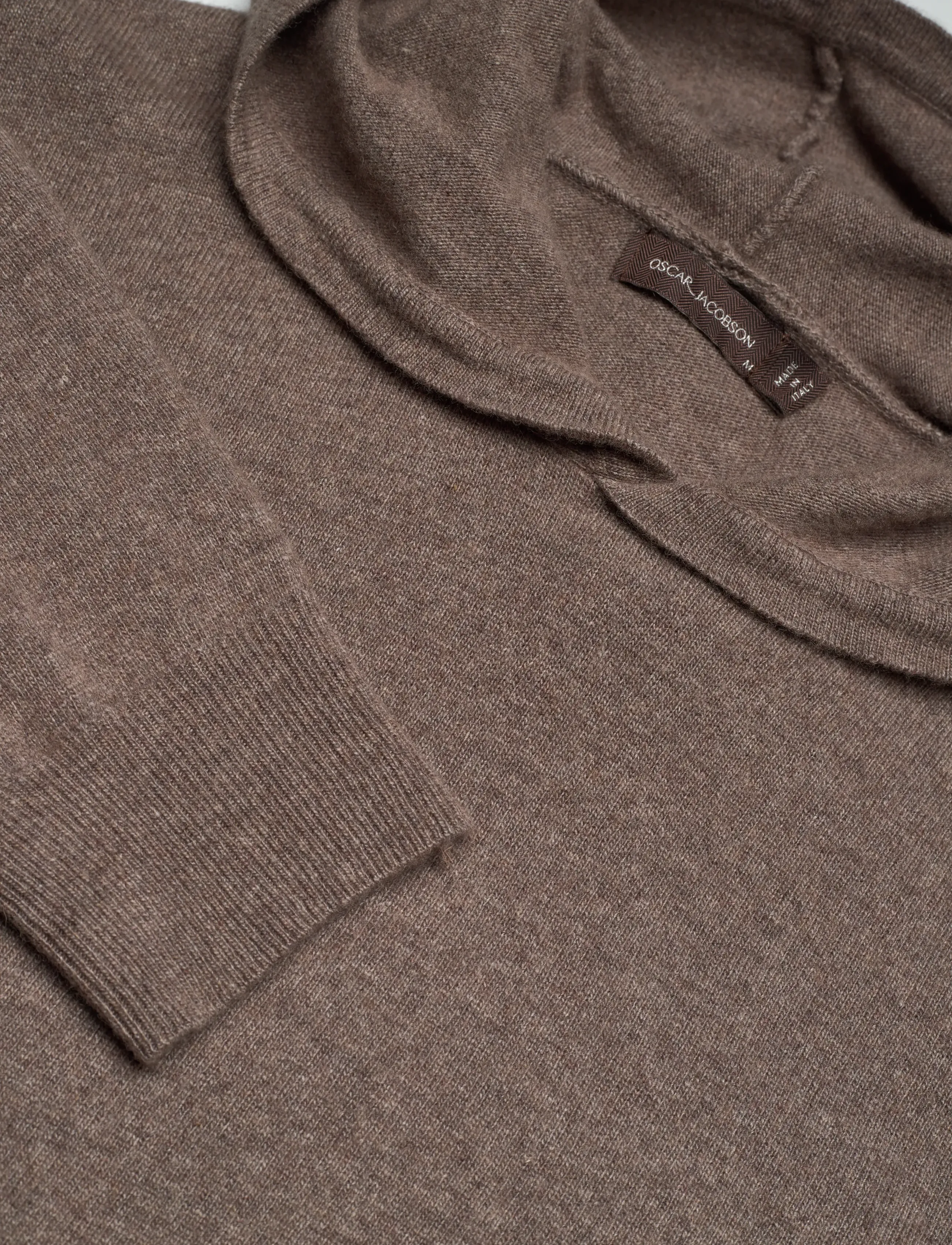 Oscar Jacobson - Pascal Hoodie - hoodies - walnut beige - 2