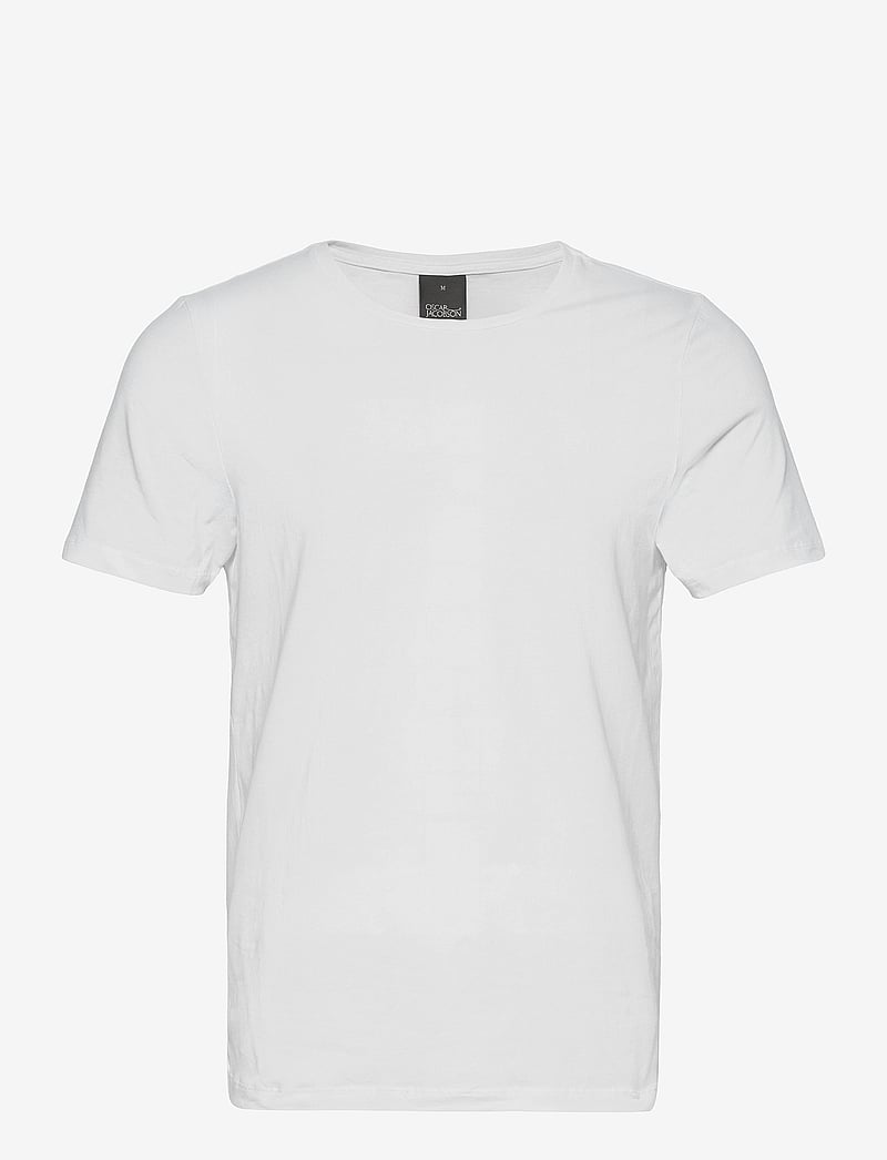 Oscar Jacobson - Kyran T-shirt S-S - lühikeste varrukatega t-särgid - white - 0