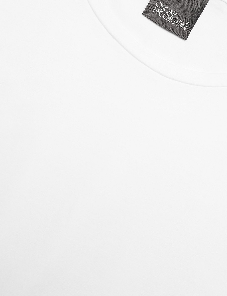 Oscar Jacobson - Kyran T-shirt S-S - kurzärmelig - white - 2