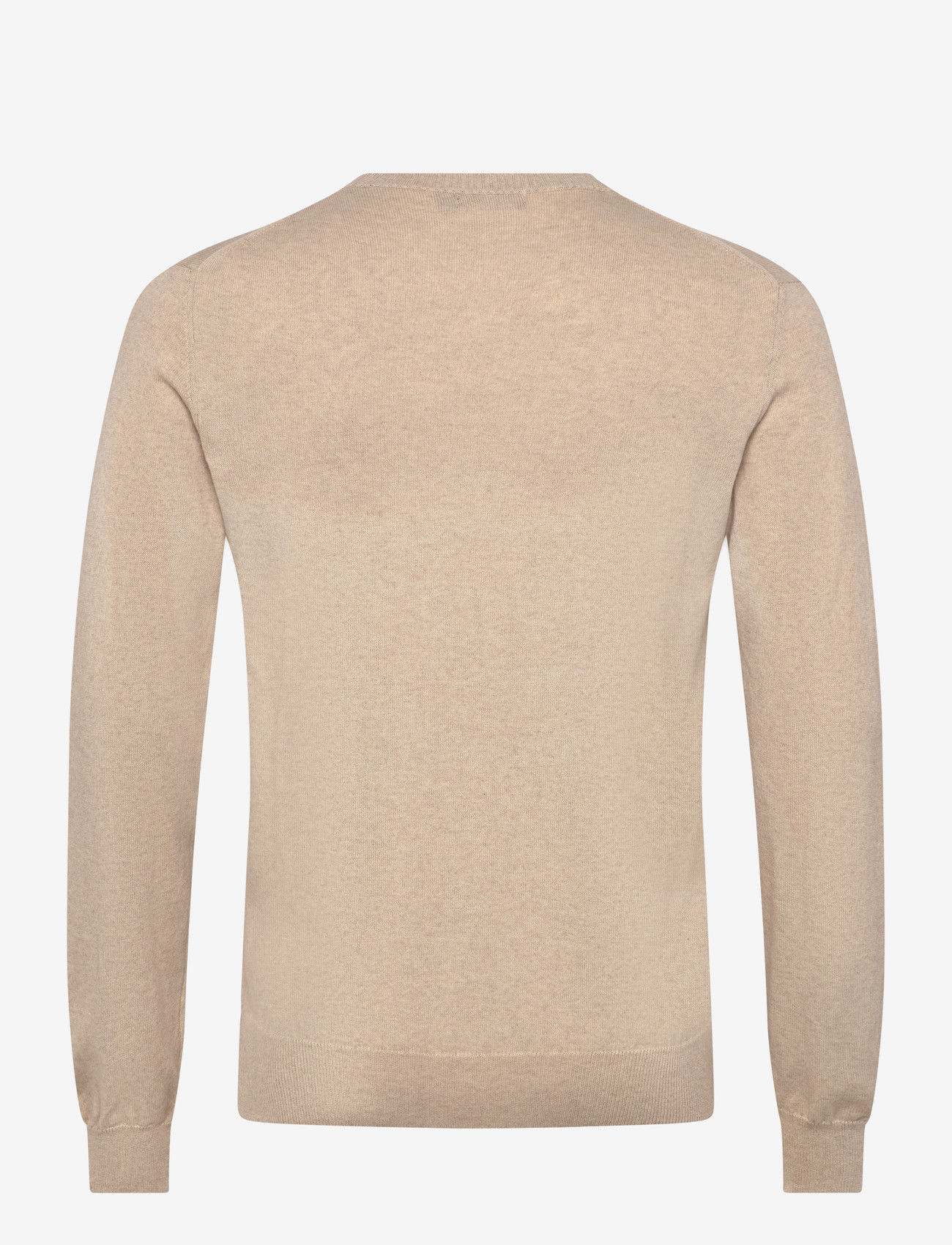 Oscar Jacobson - Valter Roundneck - rund hals - light camel beige - 1