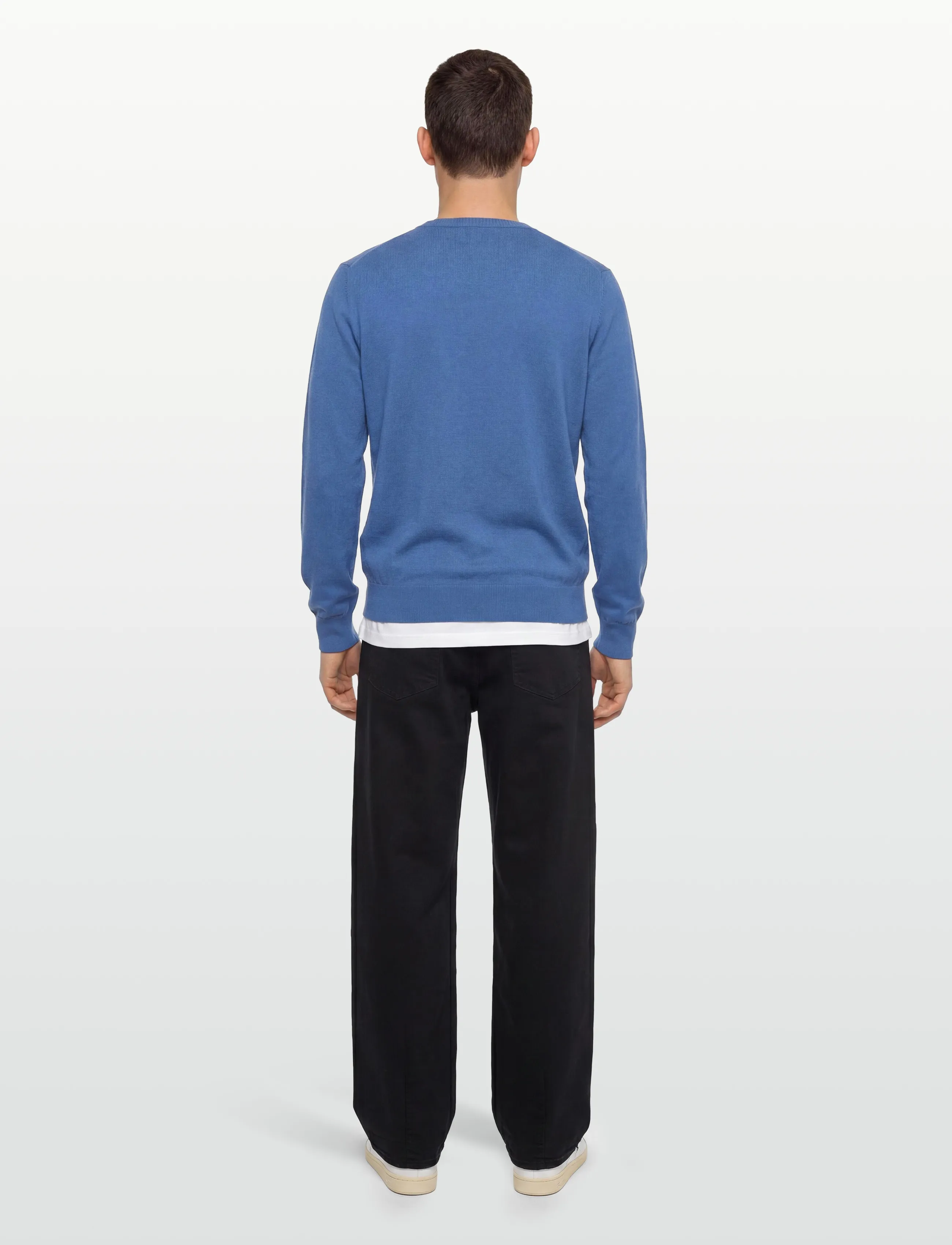 Oscar Jacobson - Valter Roundneck - rundhals - nasa blue - 4