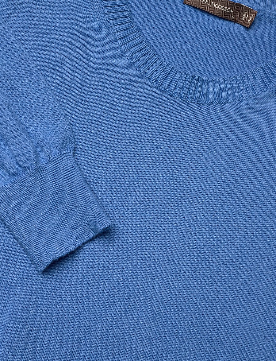 Oscar Jacobson - Valter Roundneck - rund hals - nasa blue - 5