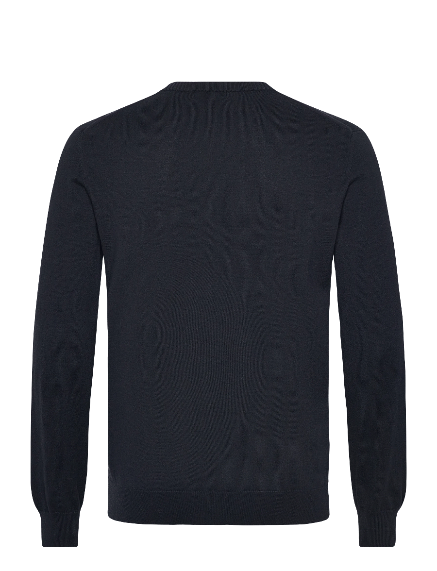 Oscar Jacobson - Valter Roundneck - knitted round necks - night blue - 2