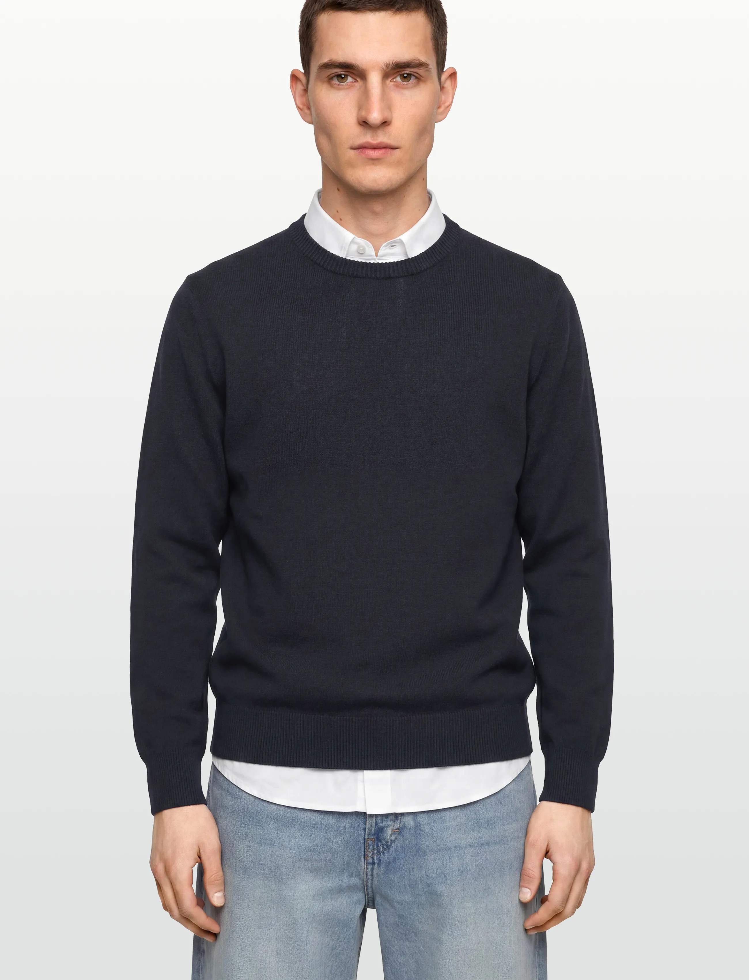 Oscar Jacobson - Valter Roundneck - rundhals - night blue - 3