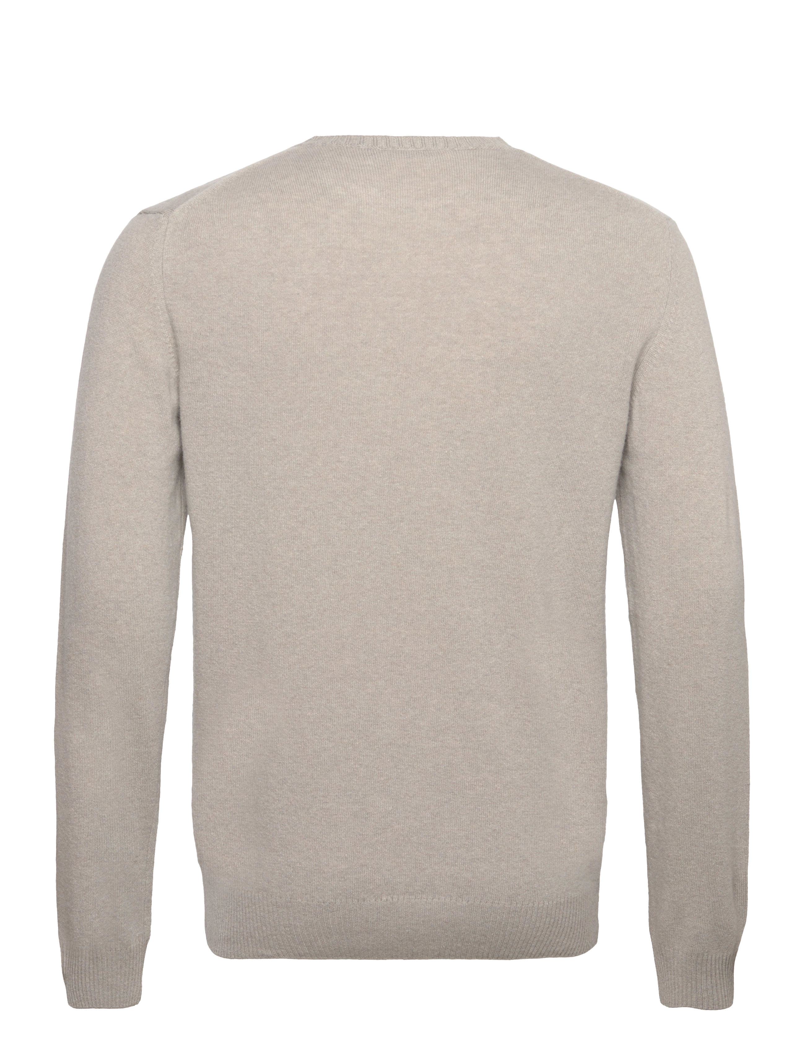 Oscar Jacobson - Valter Roundneck - Ümmarguse kaelusega kudumid - brick beige - 1