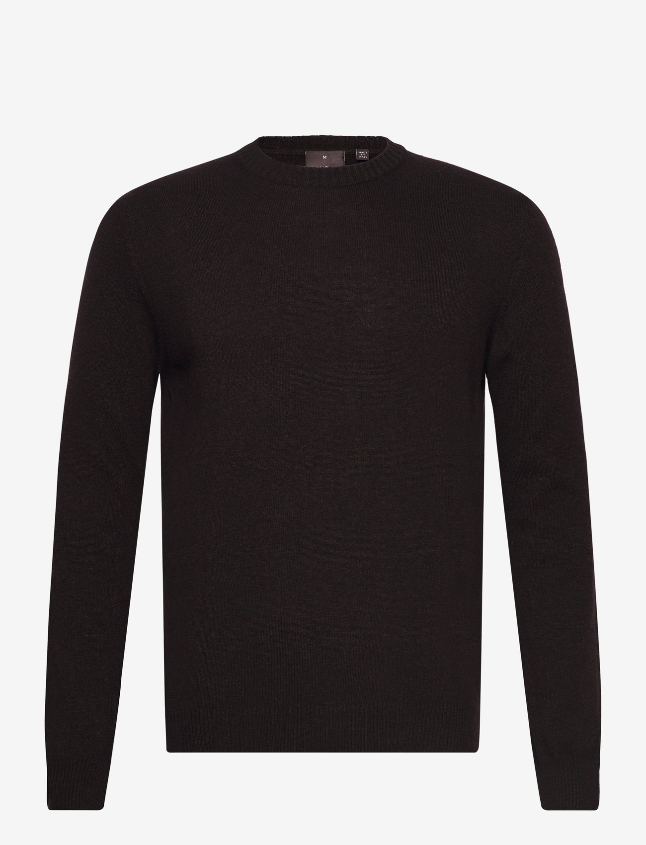 Oscar Jacobson - Valter Roundneck - rundhalsad - brown flannel - 0