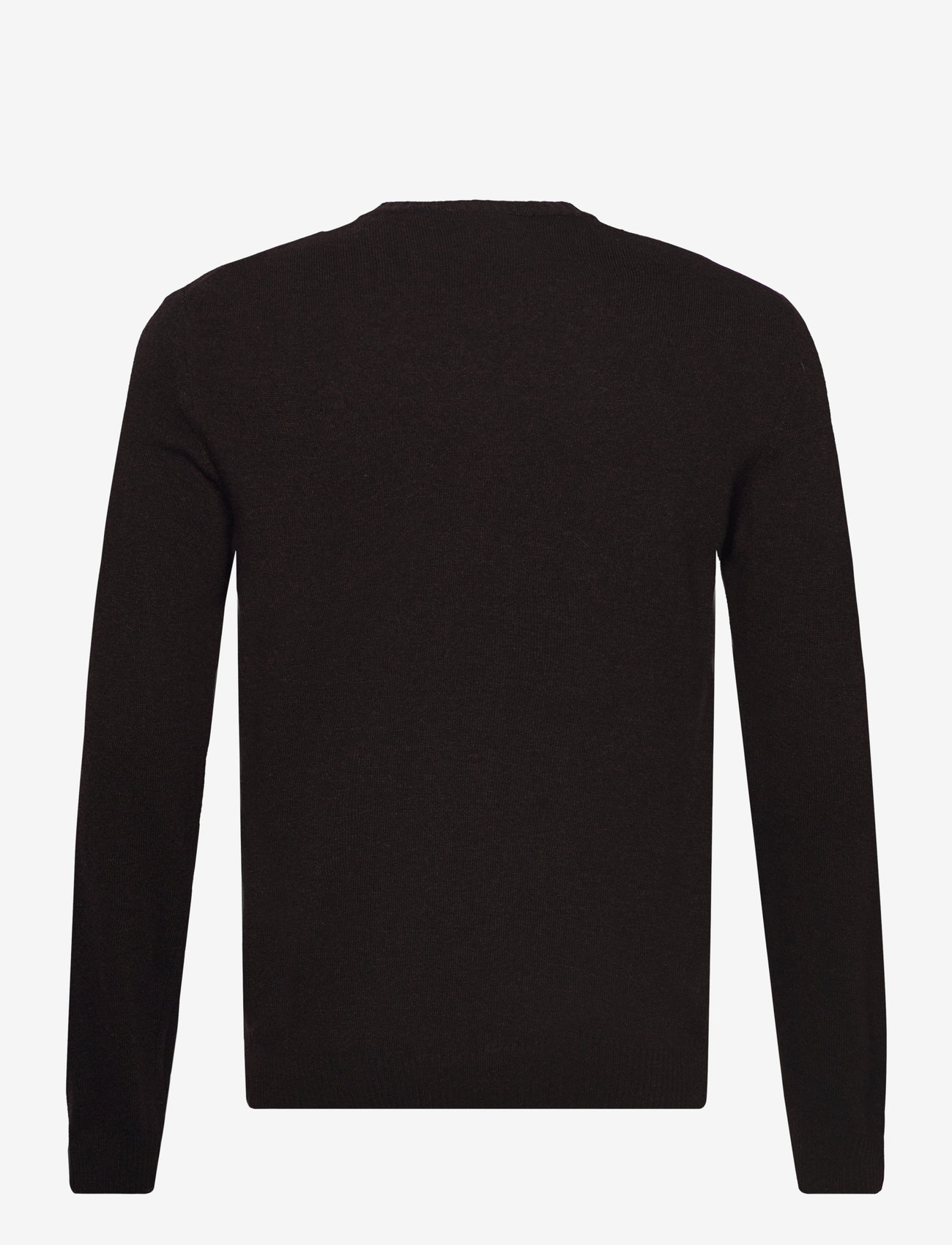 Oscar Jacobson - Valter Roundneck - rundhalsad - brown flannel - 1