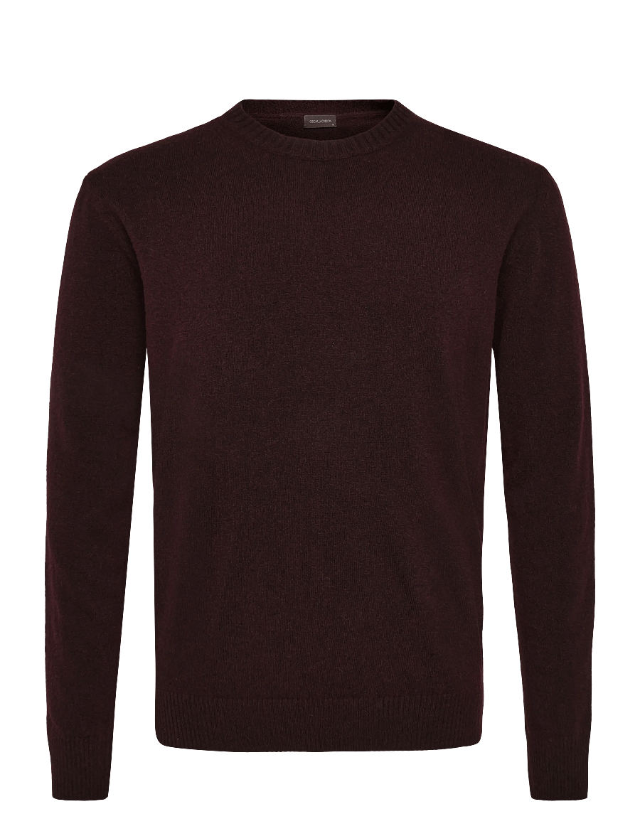 Oscar Jacobson - Valter Roundneck - round necks - cherry red - 0