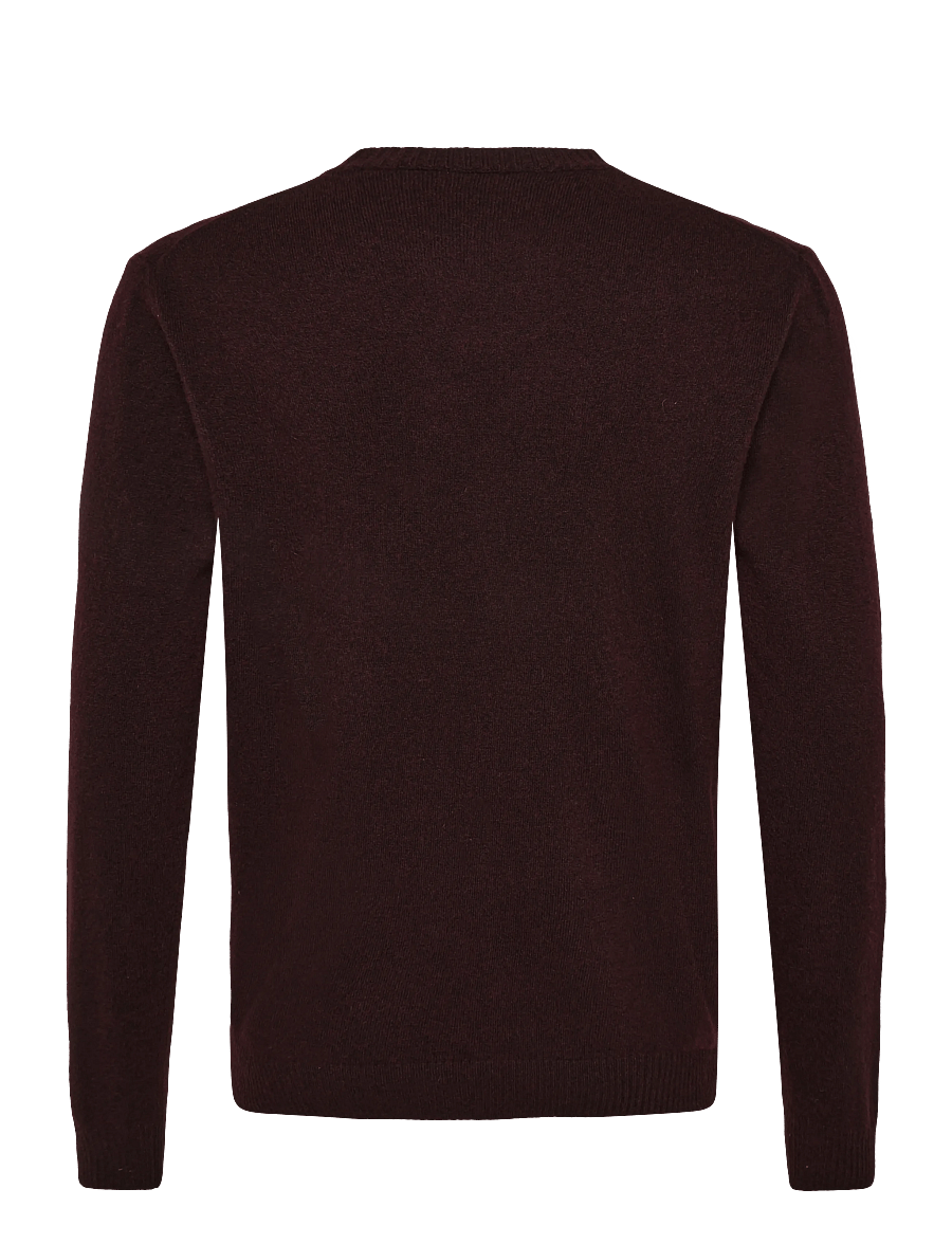 Oscar Jacobson - Valter Roundneck - round necks - cherry red - 1