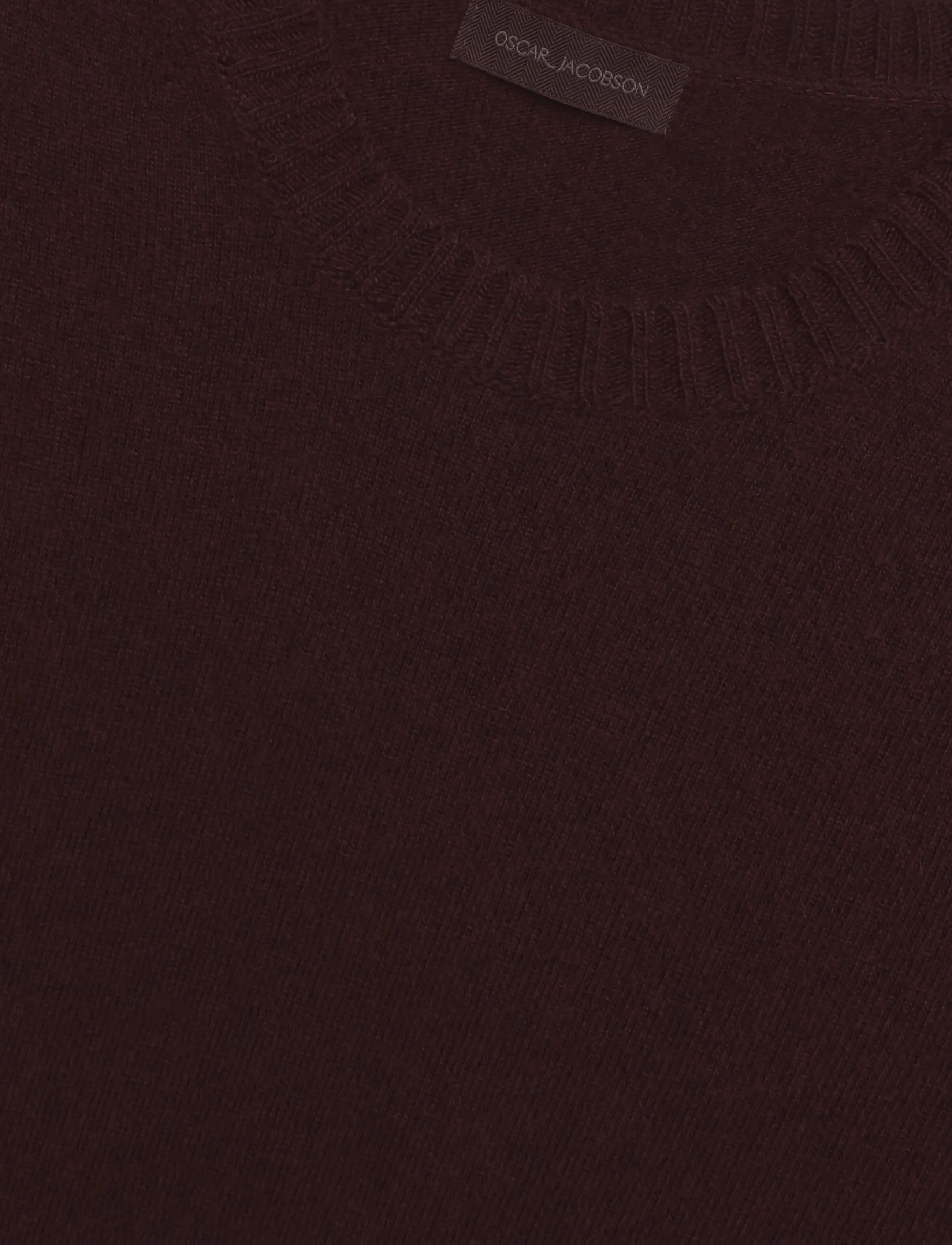Oscar Jacobson - Valter Roundneck - round necks - cherry red - 2